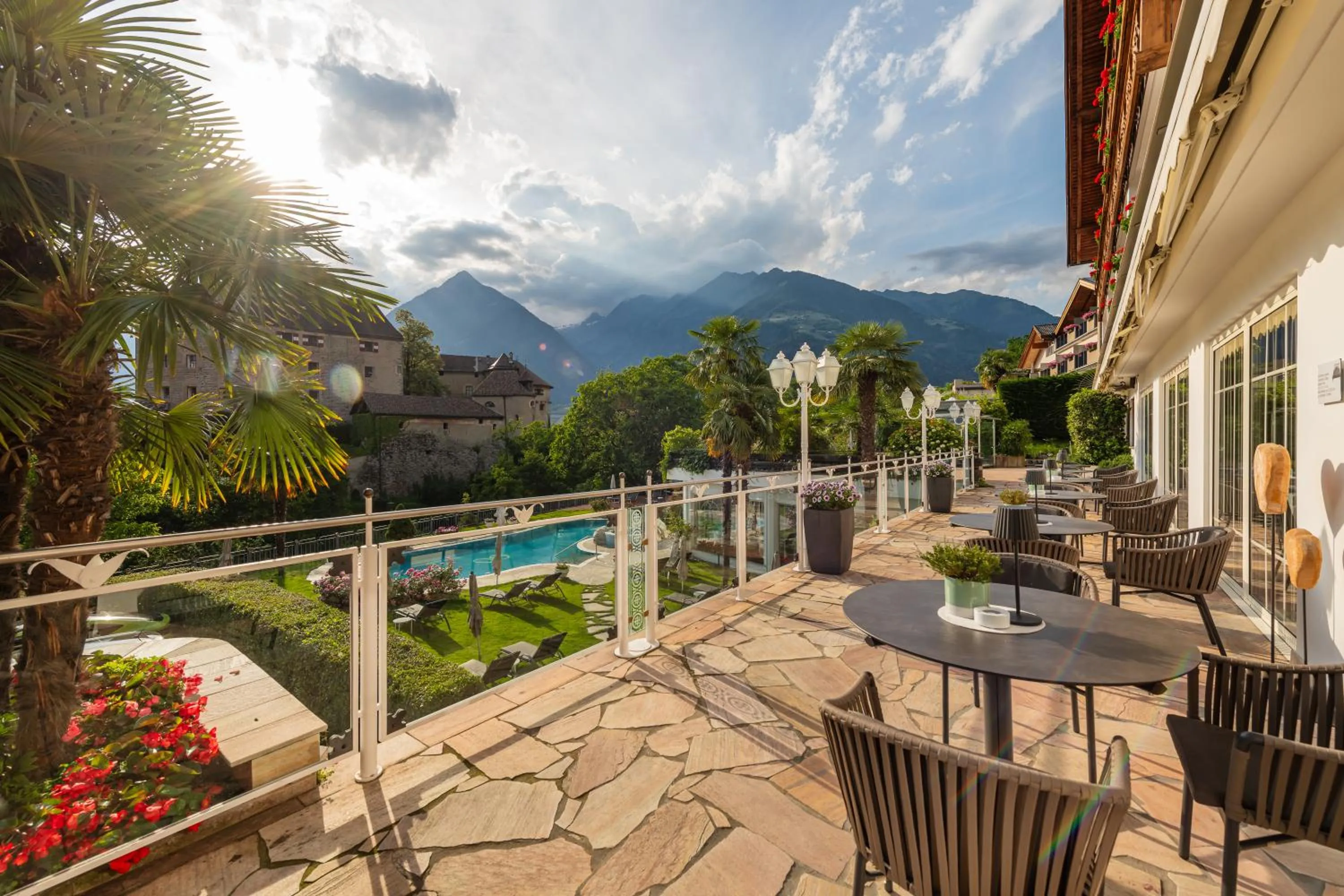 Balcony/Terrace in Hotel Starkenberg