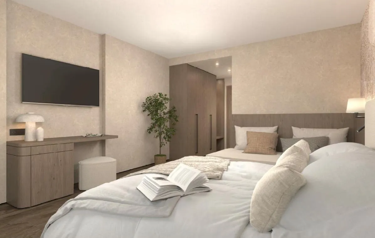 Bed in Hotel Starkenberg