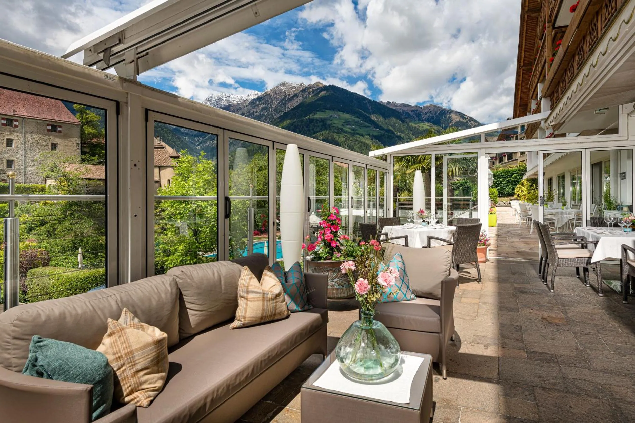 Balcony/Terrace in Hotel Starkenberg