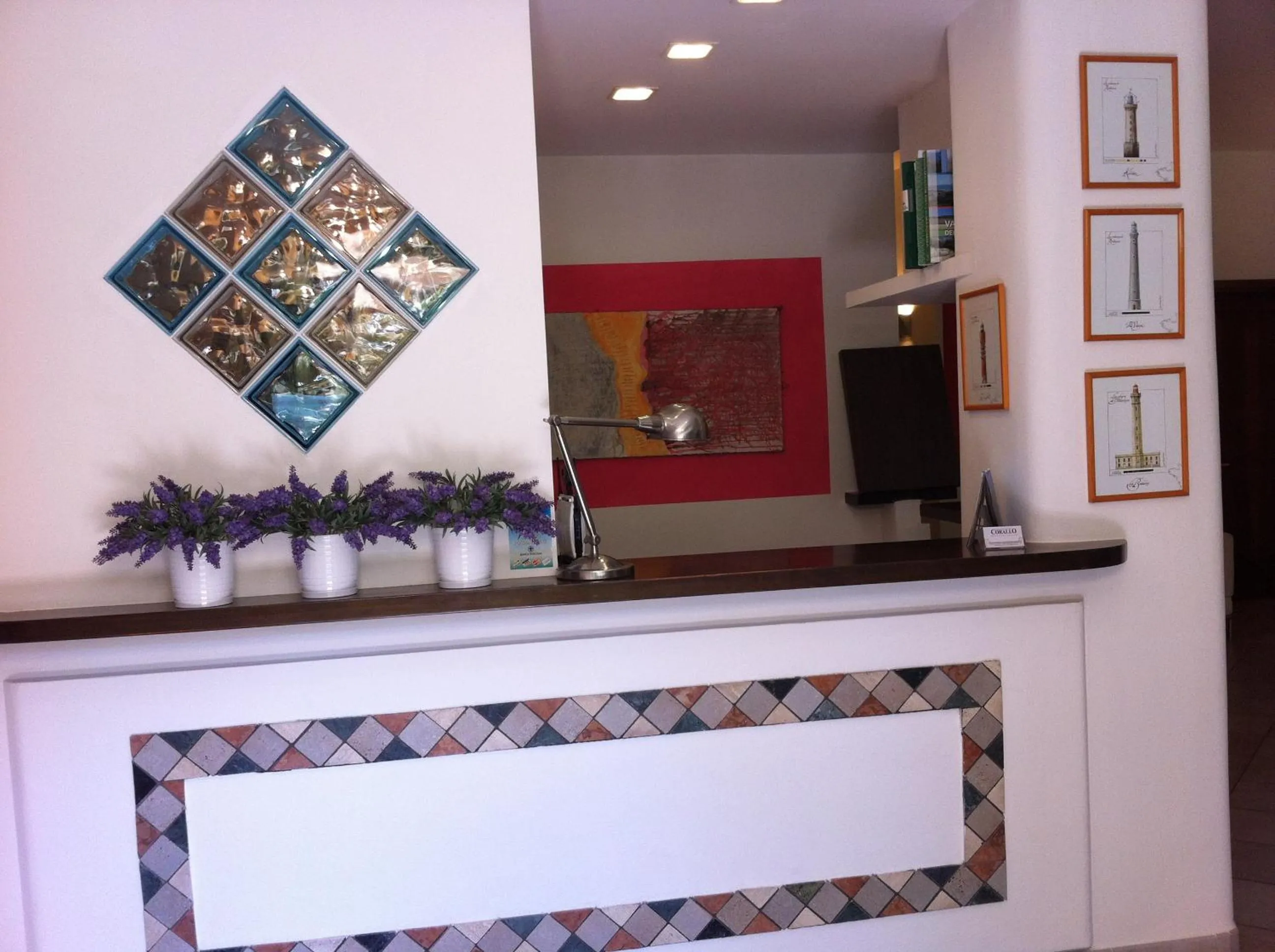 Lobby or reception in Residenza Turistico Alberghiera Corallo