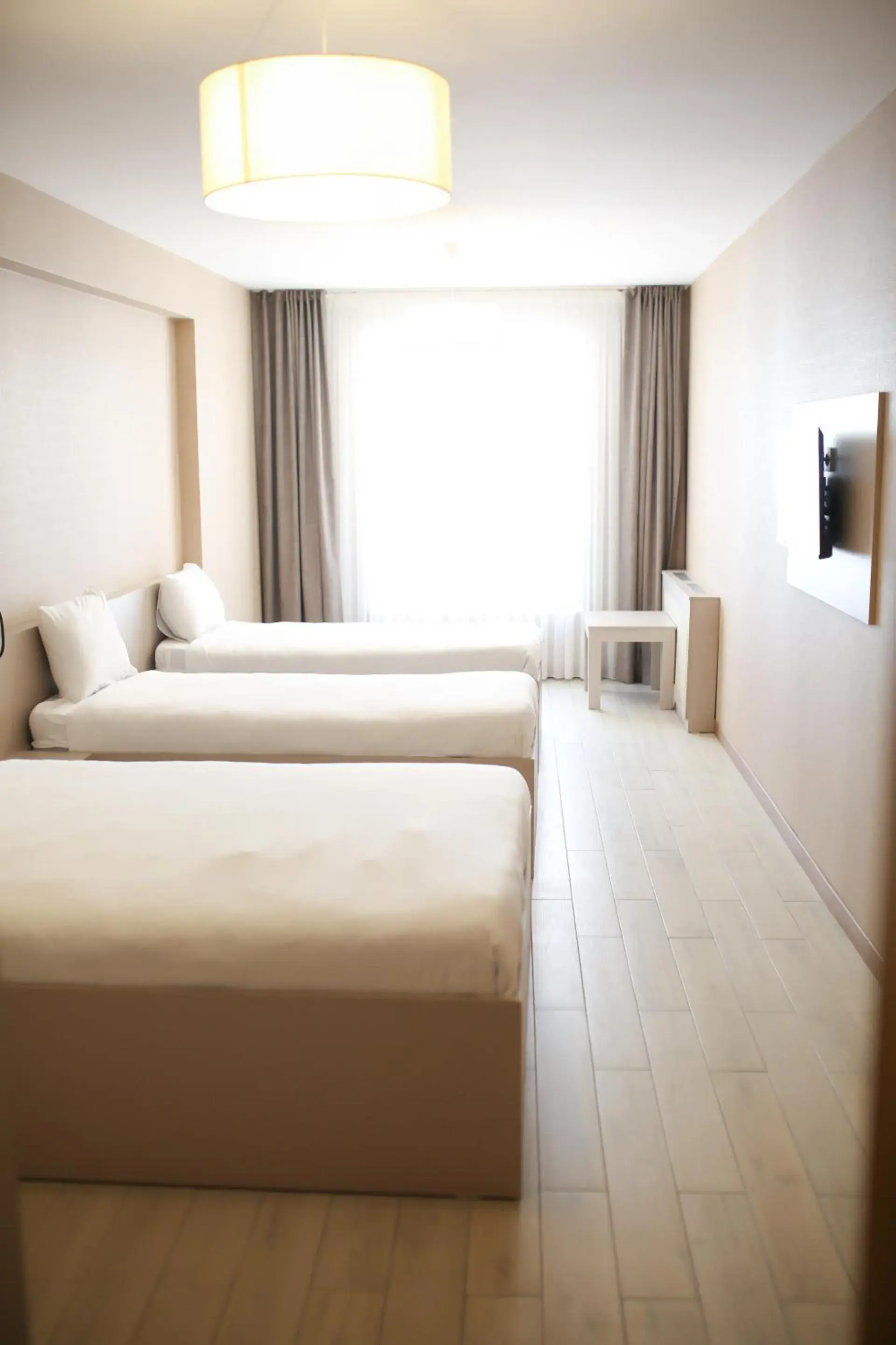 Bed in Hotel Cinas Bed in Hotel Cinas