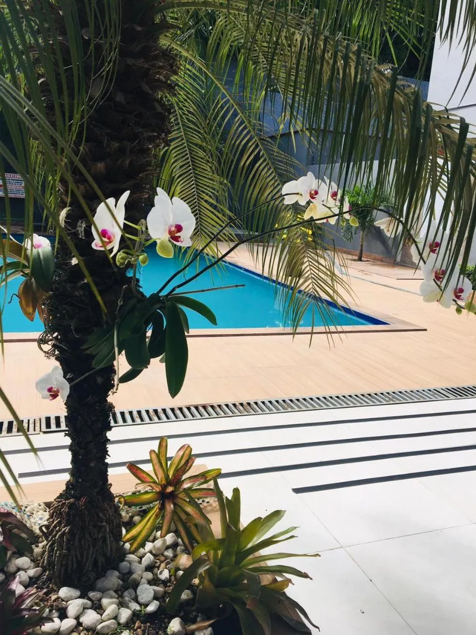 Pool view in Golden Ville Hotel