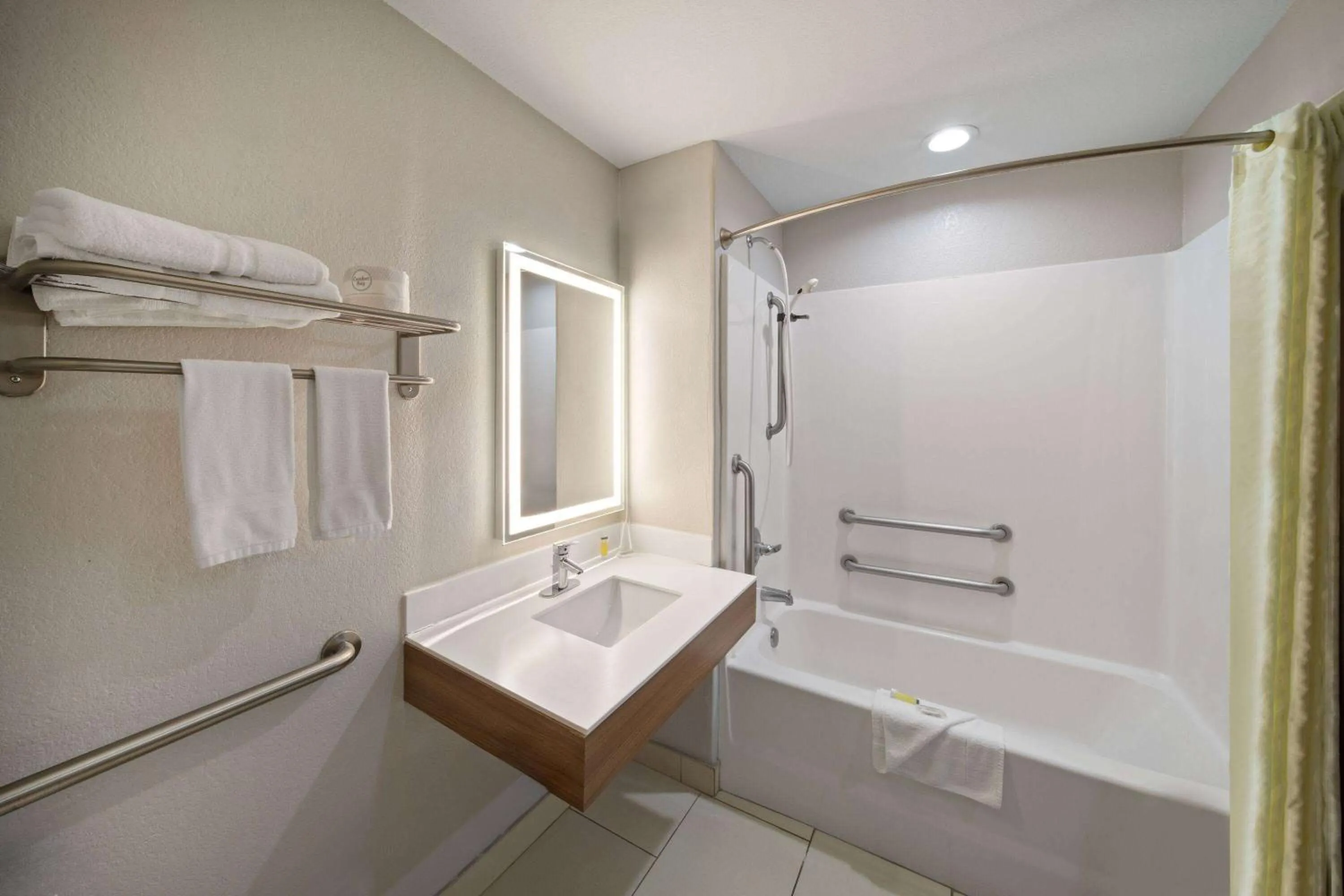 Bathroom in Microtel Inn & Suites by Wyndham Buda Austin South