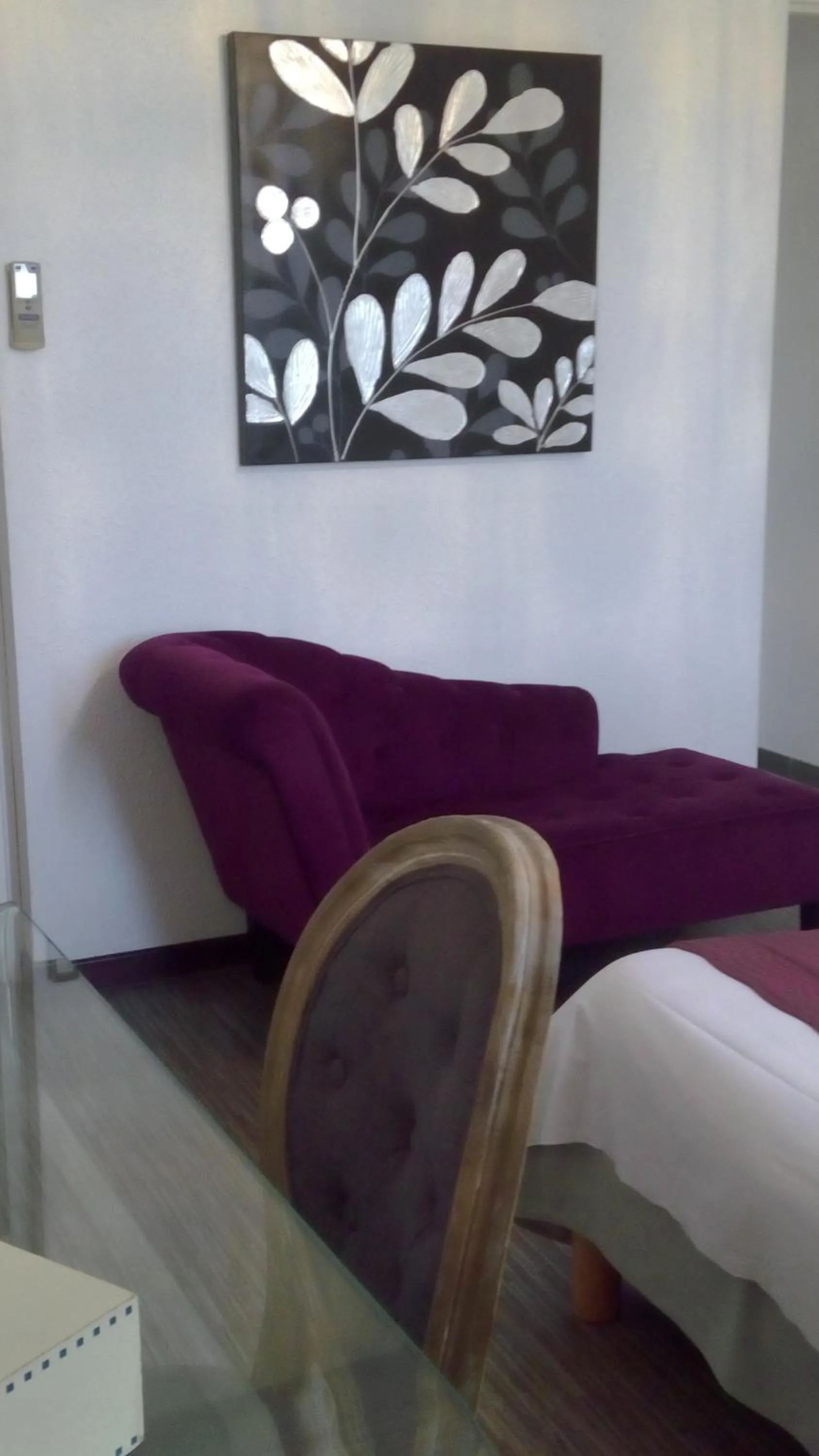 Decorative detail, Bed in Hotel De La Bastide