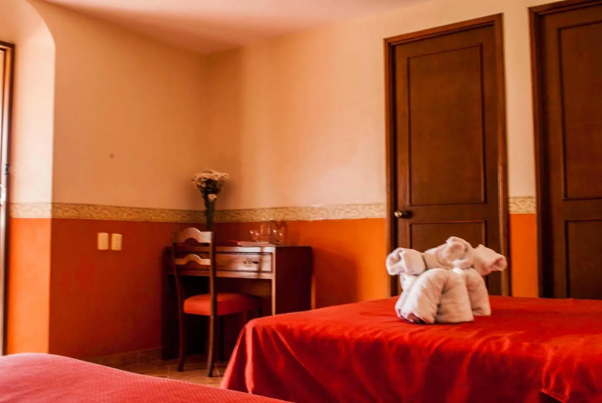 Bed in Maya Campeche Hotel Bed in Maya Campeche Hotel