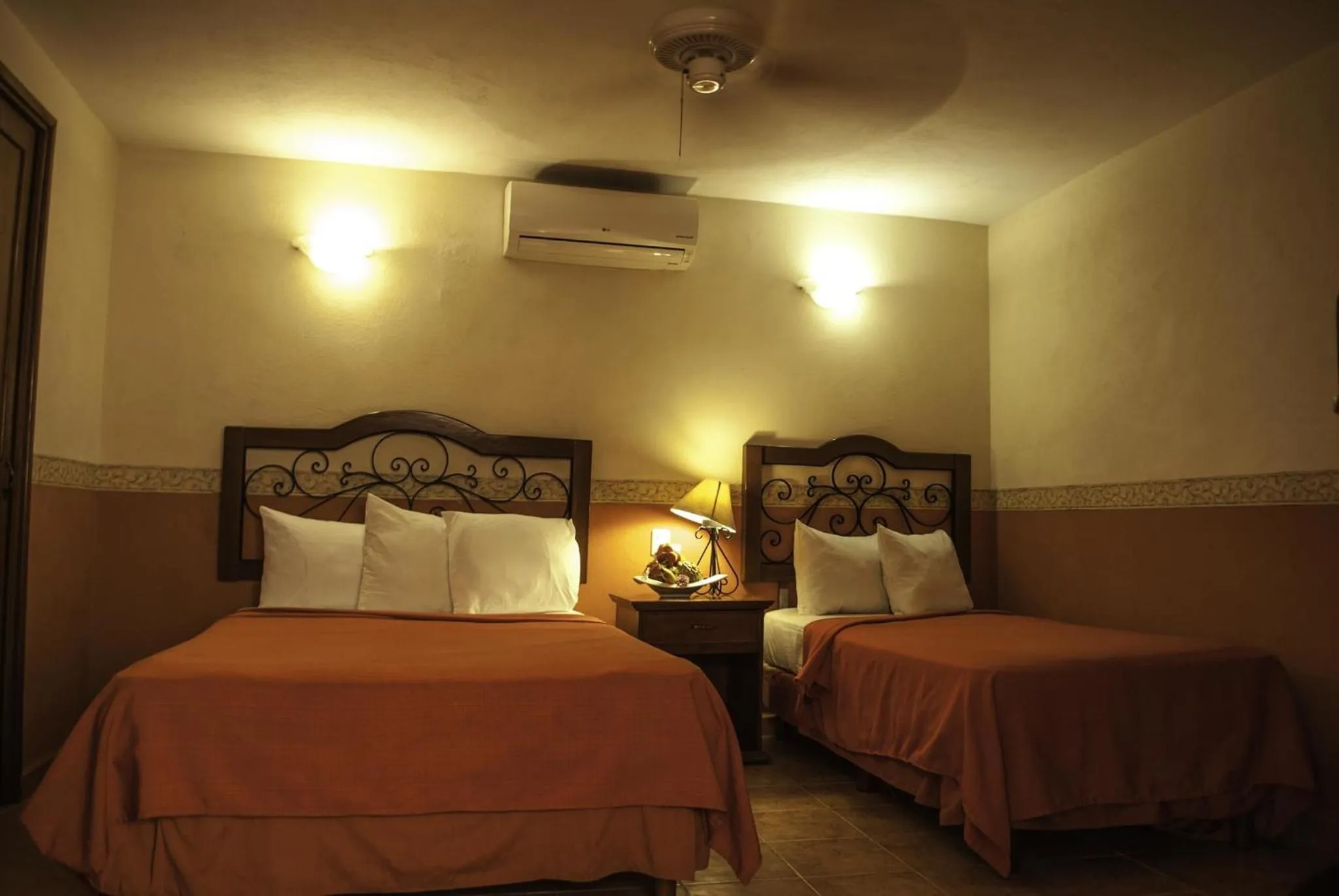 Bed in Maya Campeche Hotel