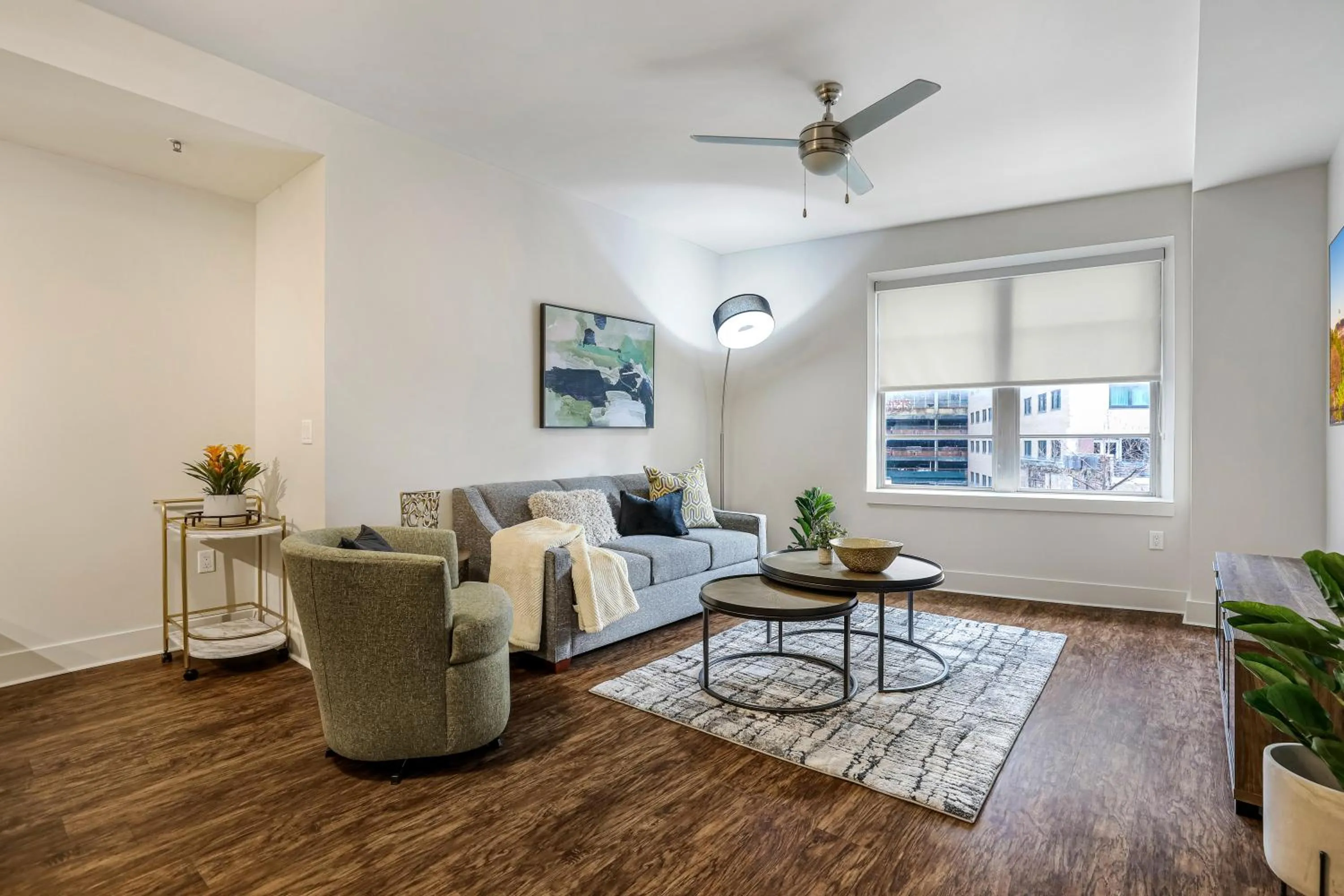 Living room in Modern & Fully Furnished Apartments in the Heart of the City