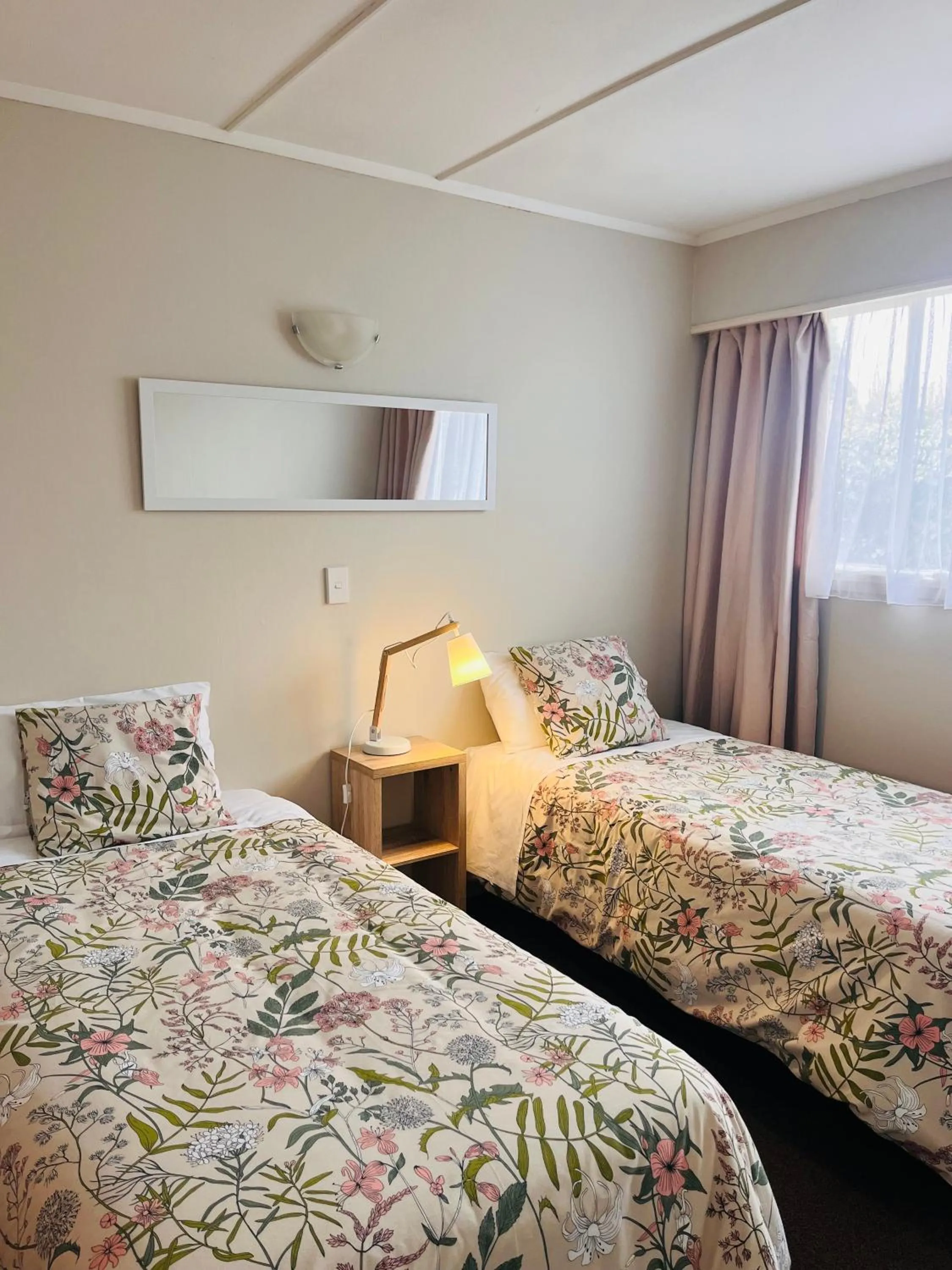 Bed in Aorangi Motel