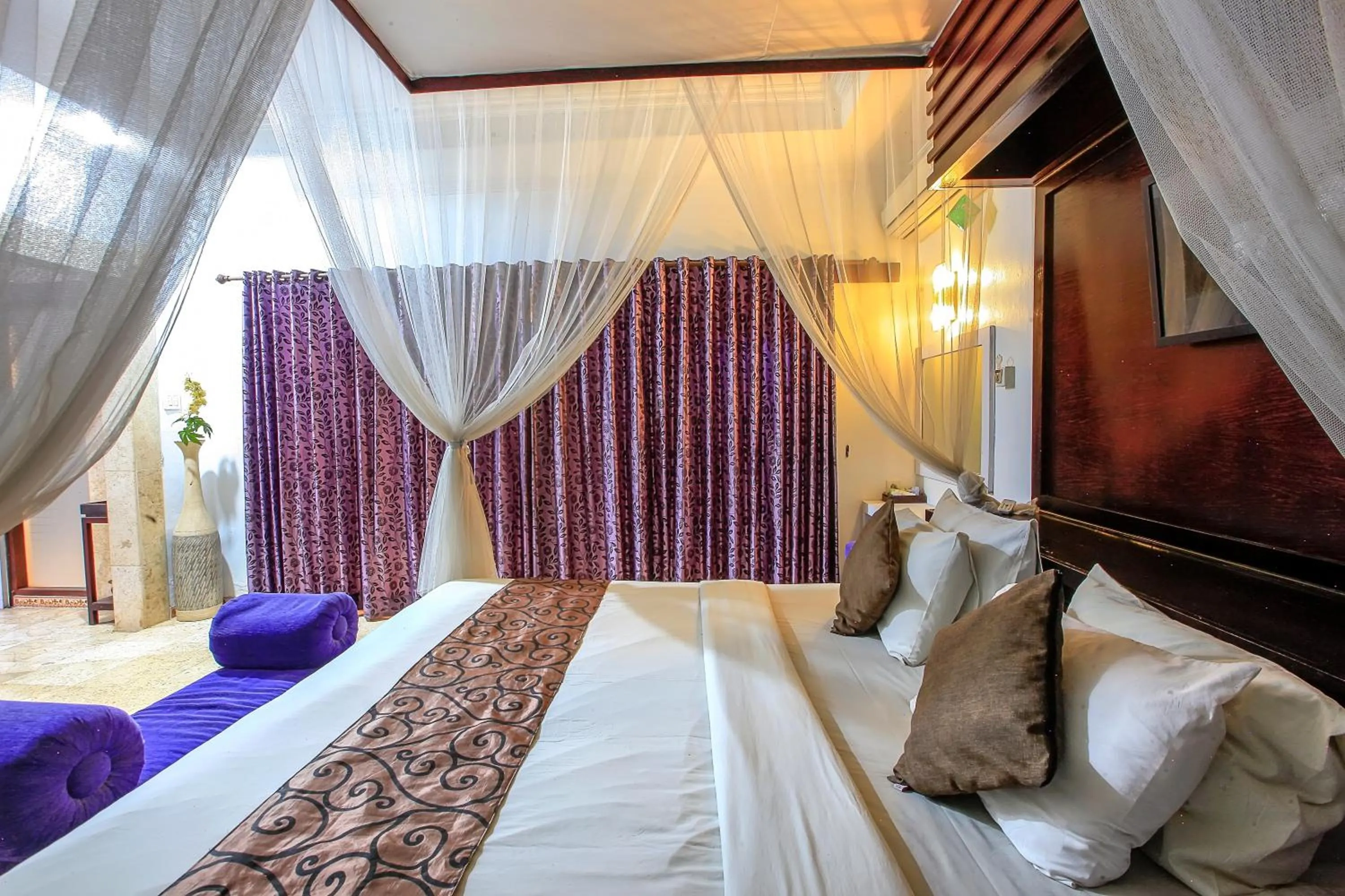 Bed in Lavender Villa & Spa