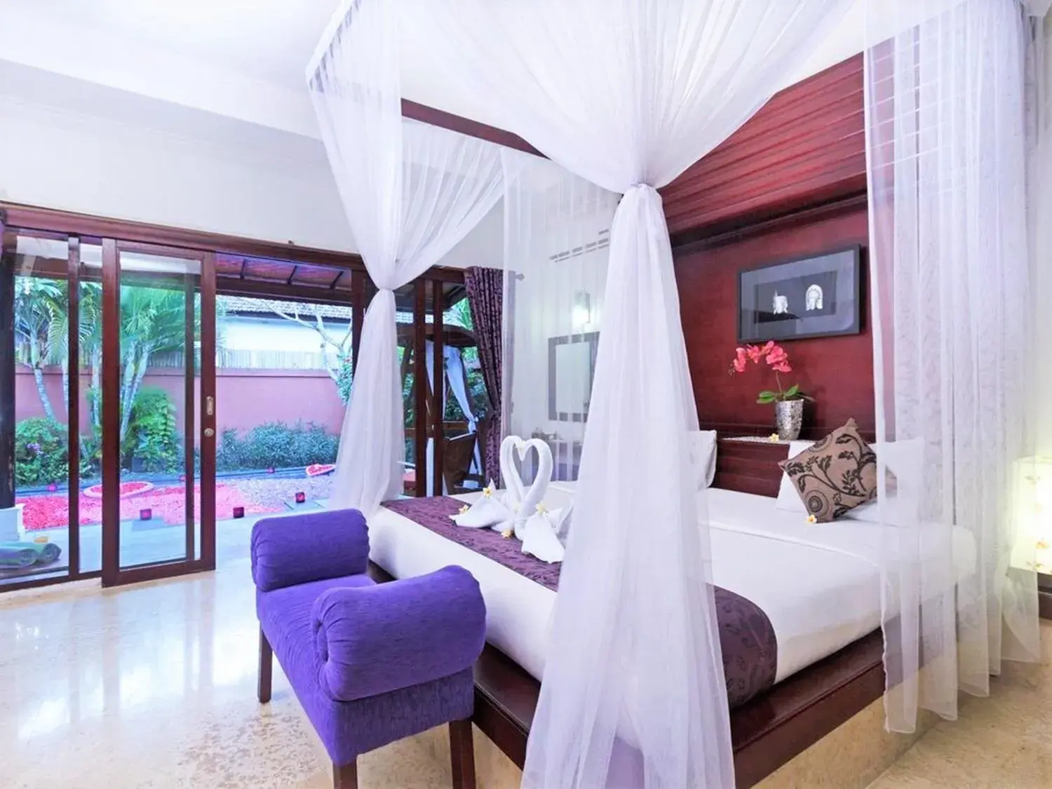 Bedroom, Bed in Lavender Villa & Spa Bedroom, Bed in Lavender Villa & Spa