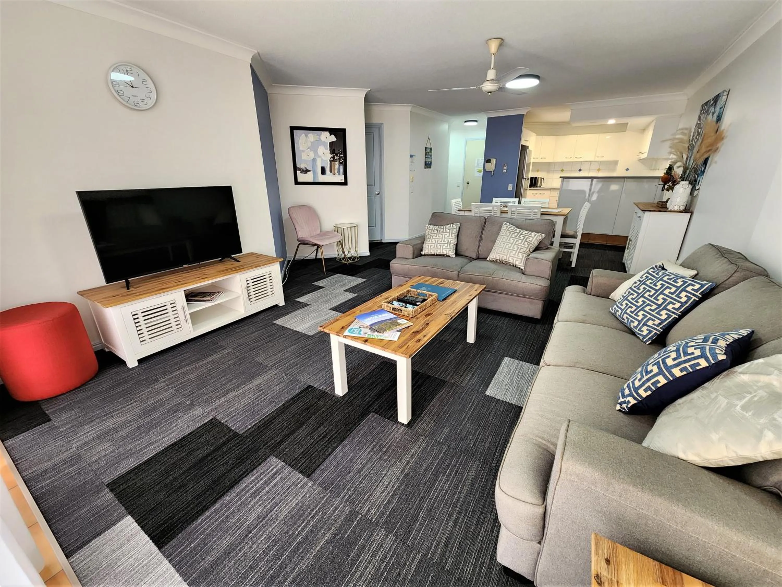 Communal lounge/ TV room in Fairways Golf & Beach Retreat Bribie Island