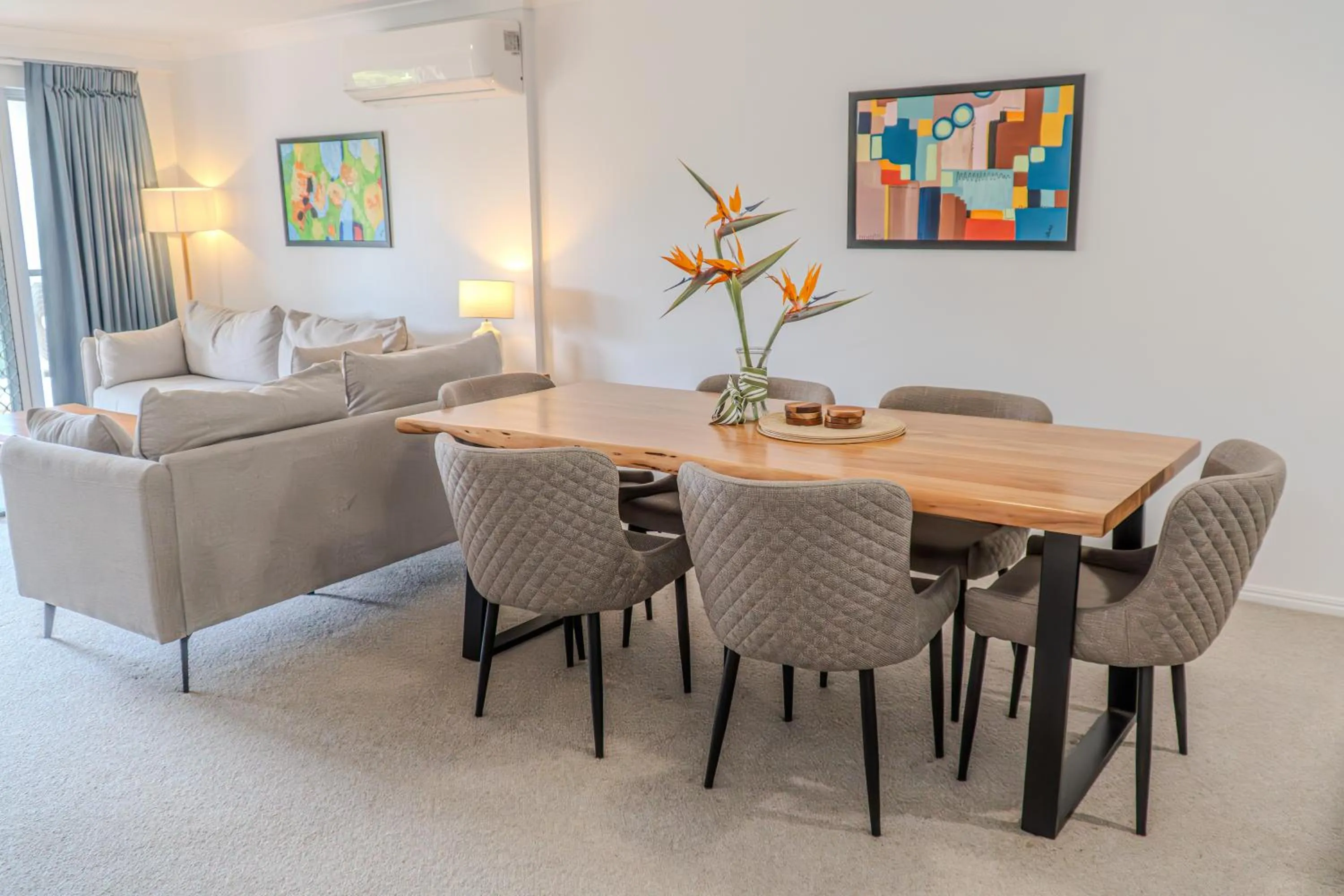 Living room in Fairways Golf & Beach Retreat Bribie Island