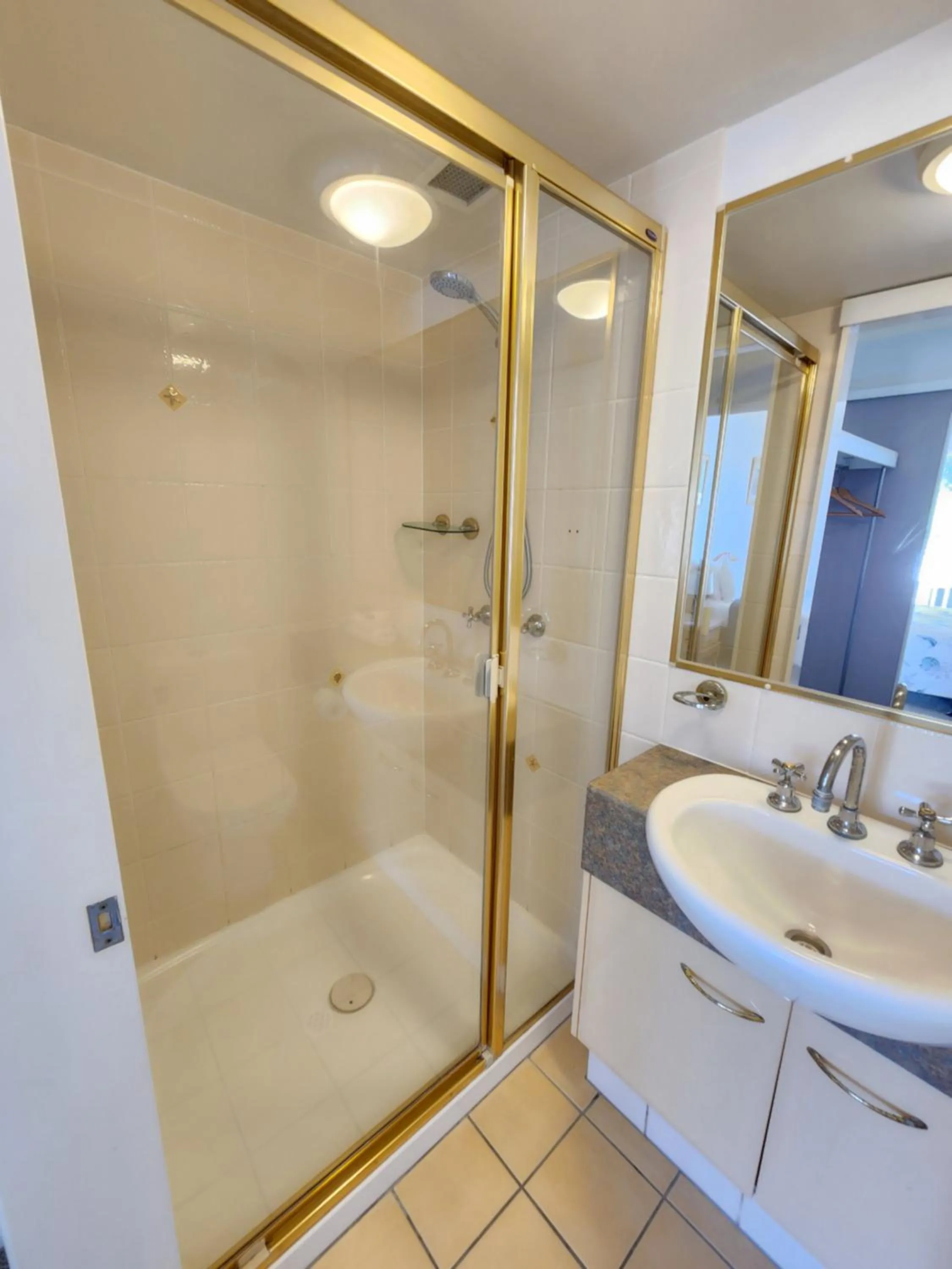 Shower in Fairways Golf & Beach Retreat Bribie Island