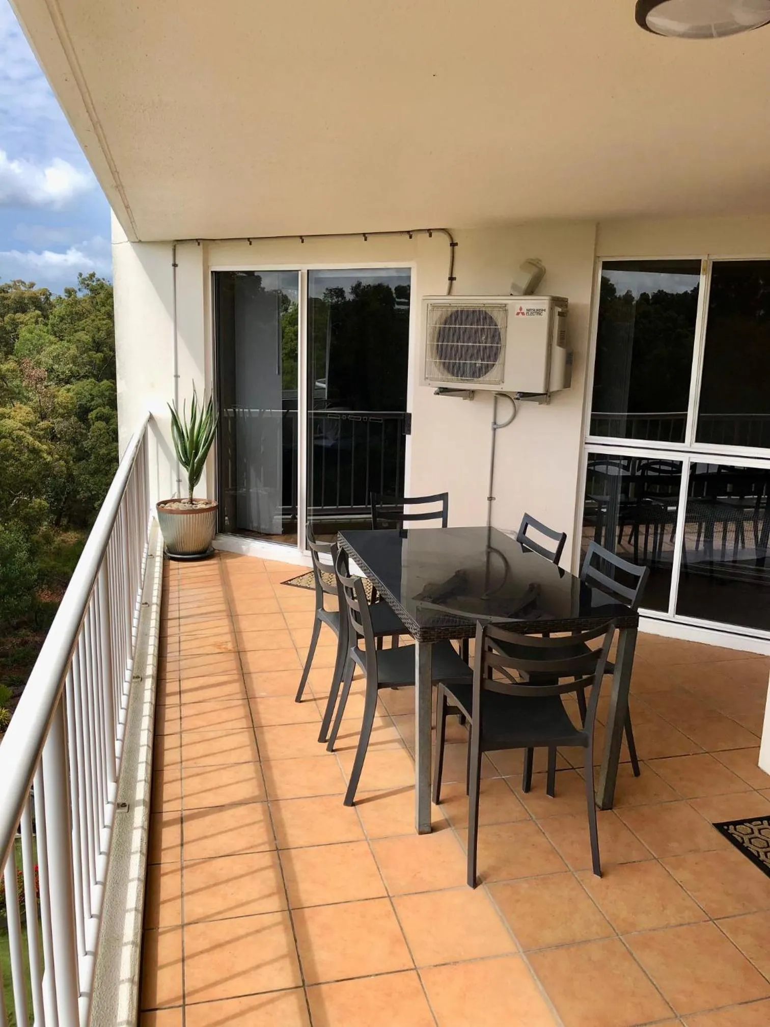 Patio in Fairways Golf & Beach Retreat Bribie Island
