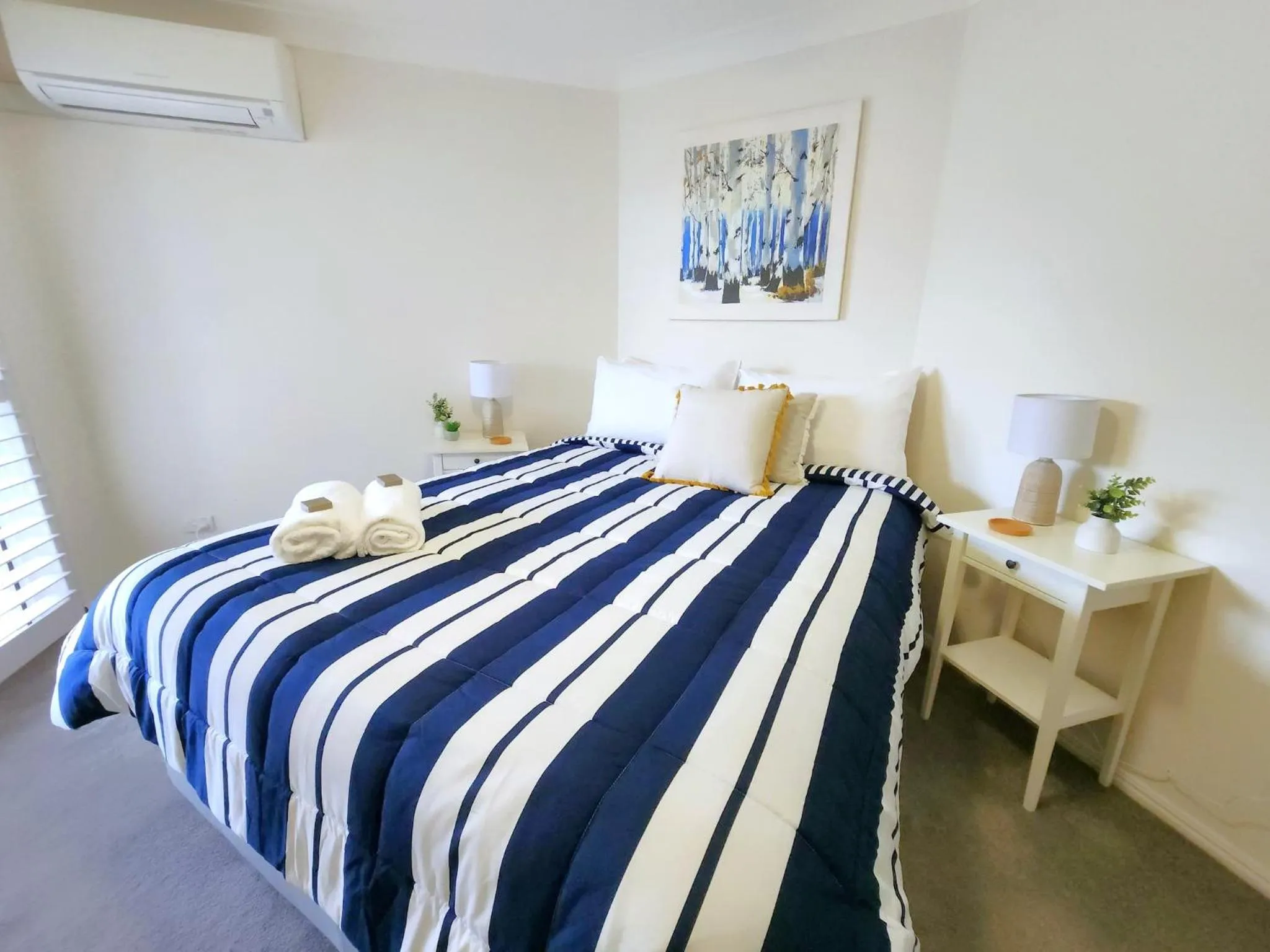 Bedroom, Bed in Fairways Golf & Beach Retreat Bribie Island