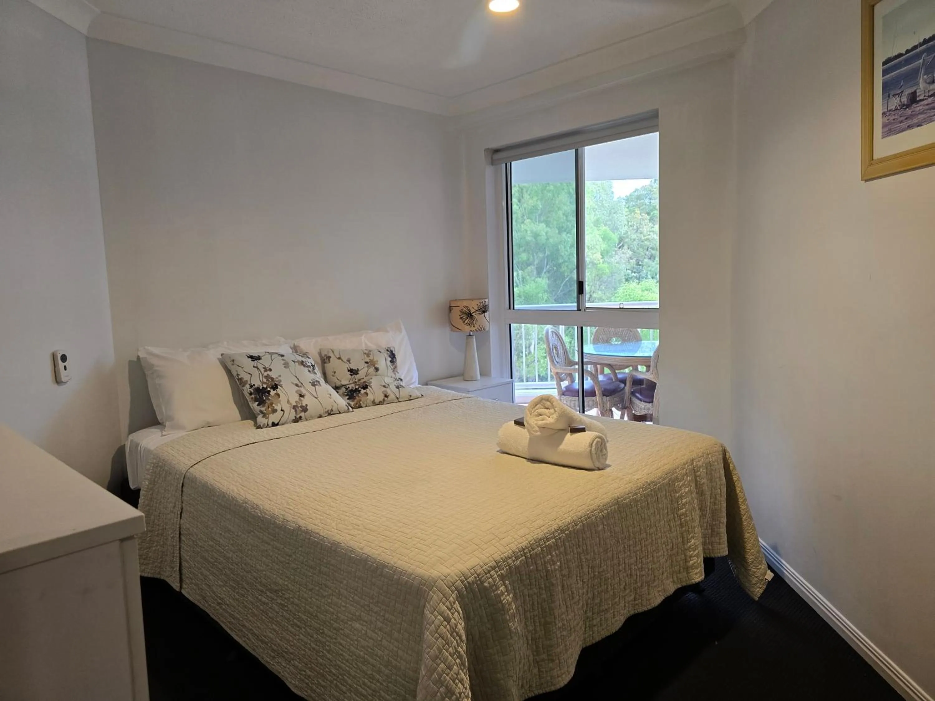 Bedroom, Bed in Fairways Golf & Beach Retreat Bribie Island