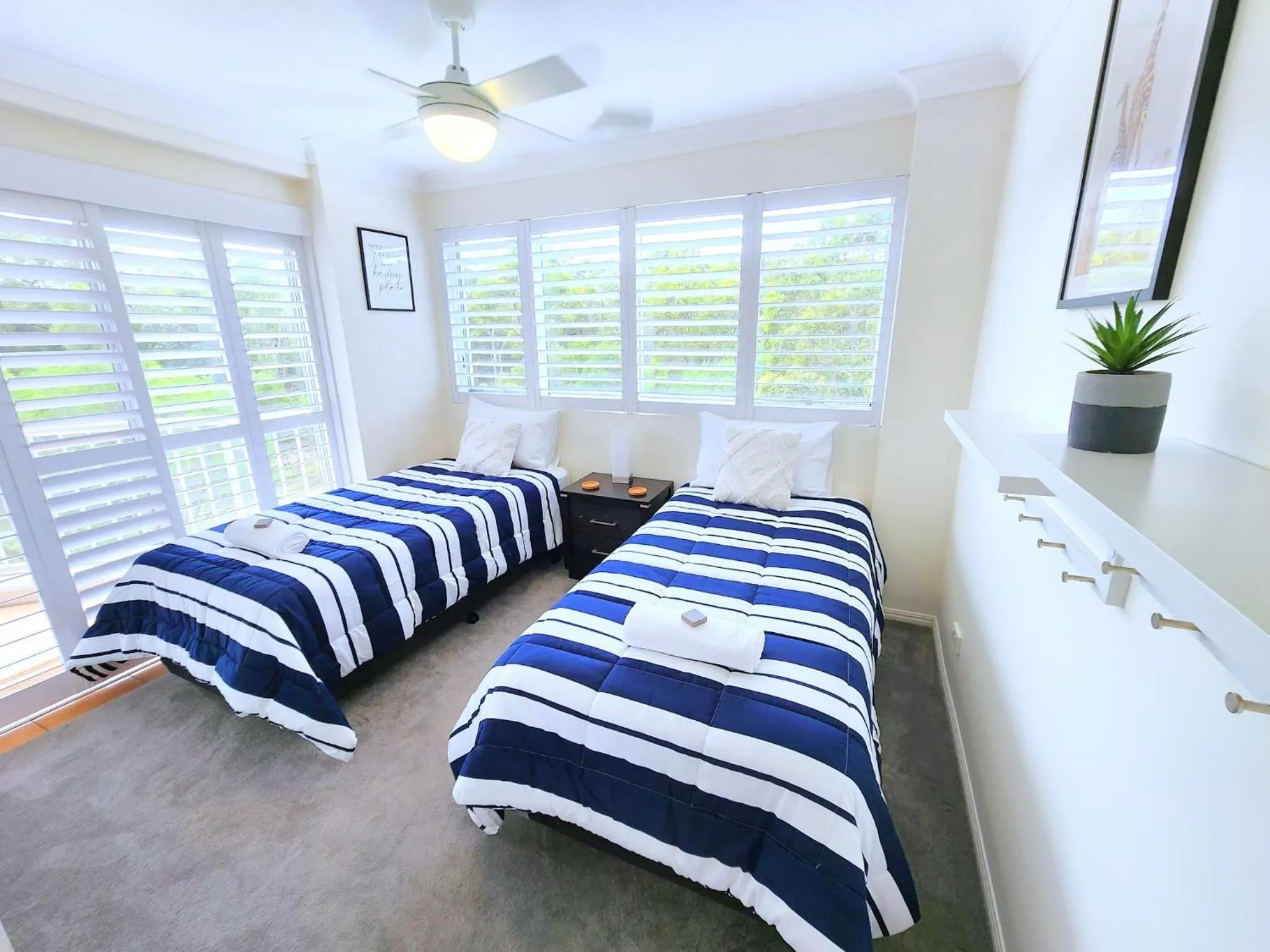 Bedroom, Bed in Fairways Golf & Beach Retreat Bribie Island