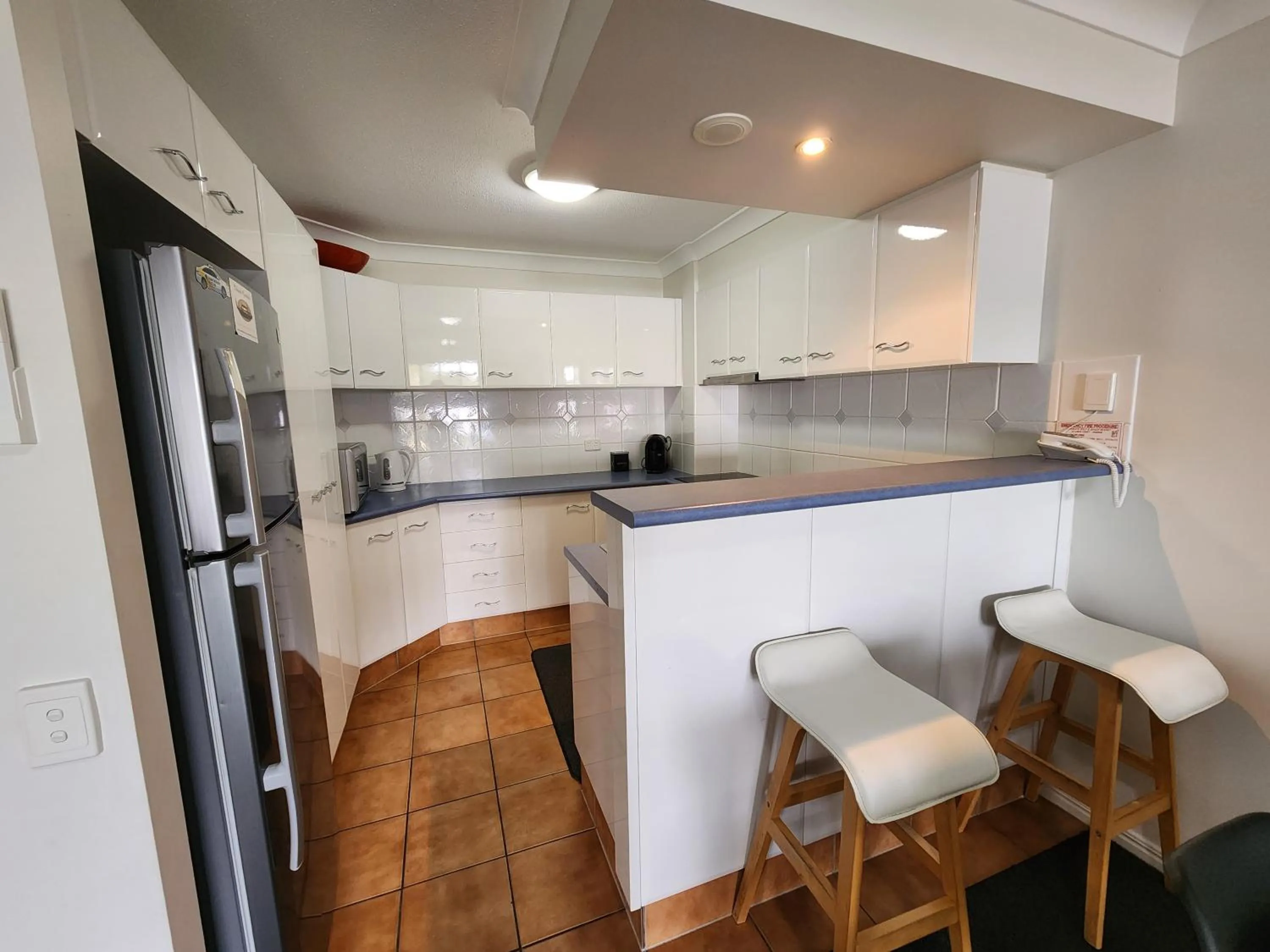 Kitchen or kitchenette in Fairways Golf & Beach Retreat Bribie Island