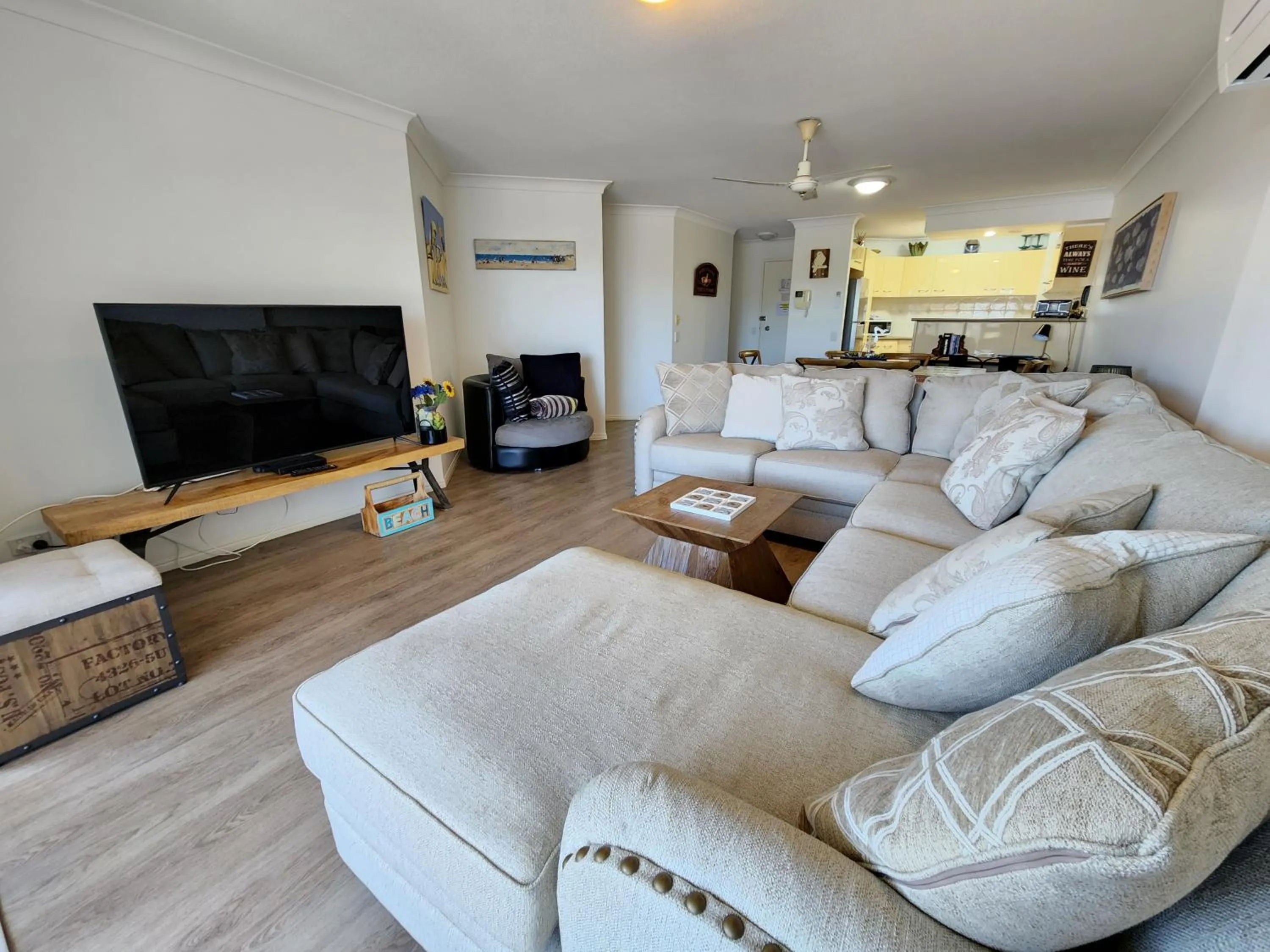 Living room in Fairways Golf & Beach Retreat Bribie Island
