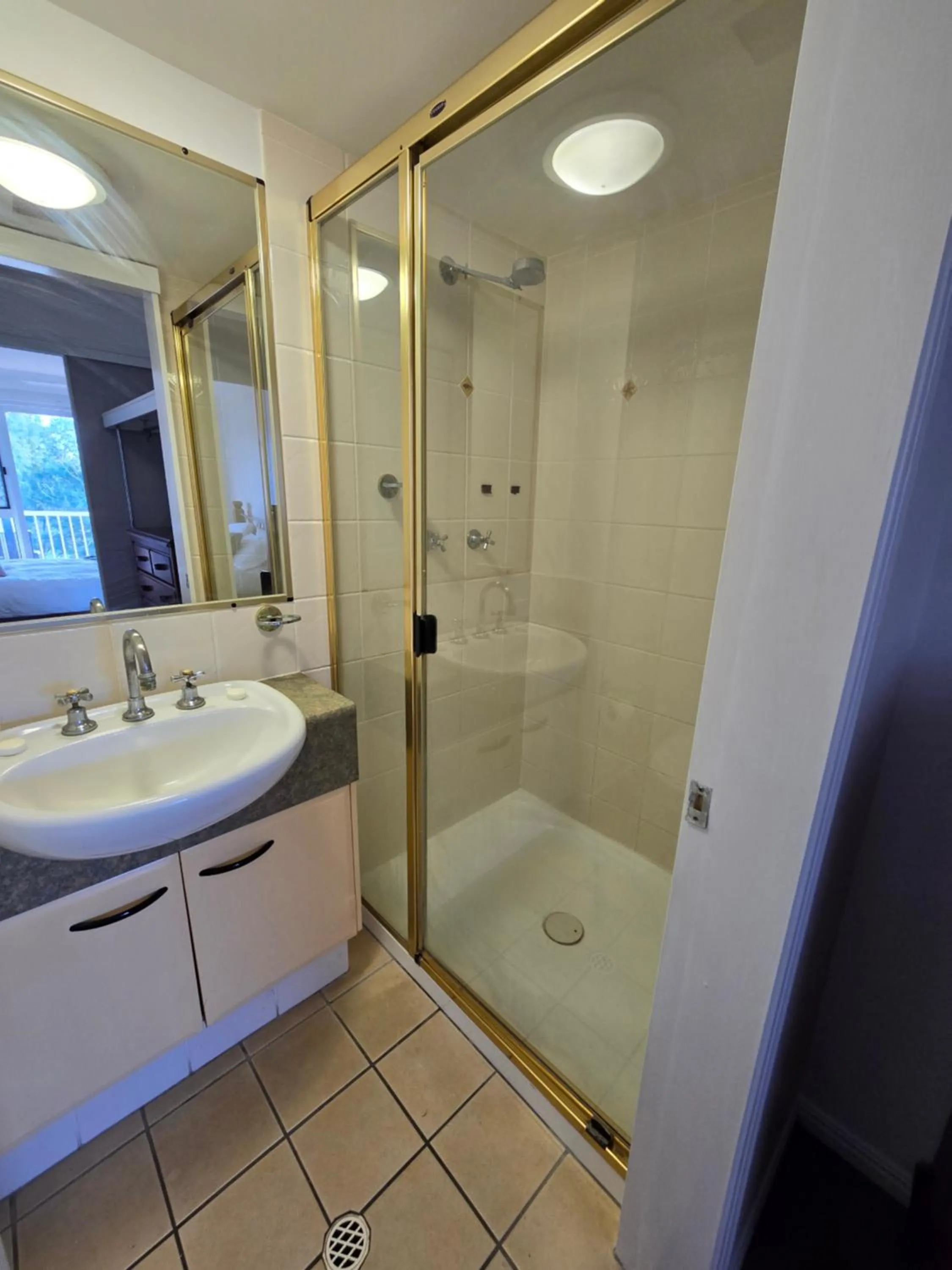 Shower in Fairways Golf & Beach Retreat Bribie Island