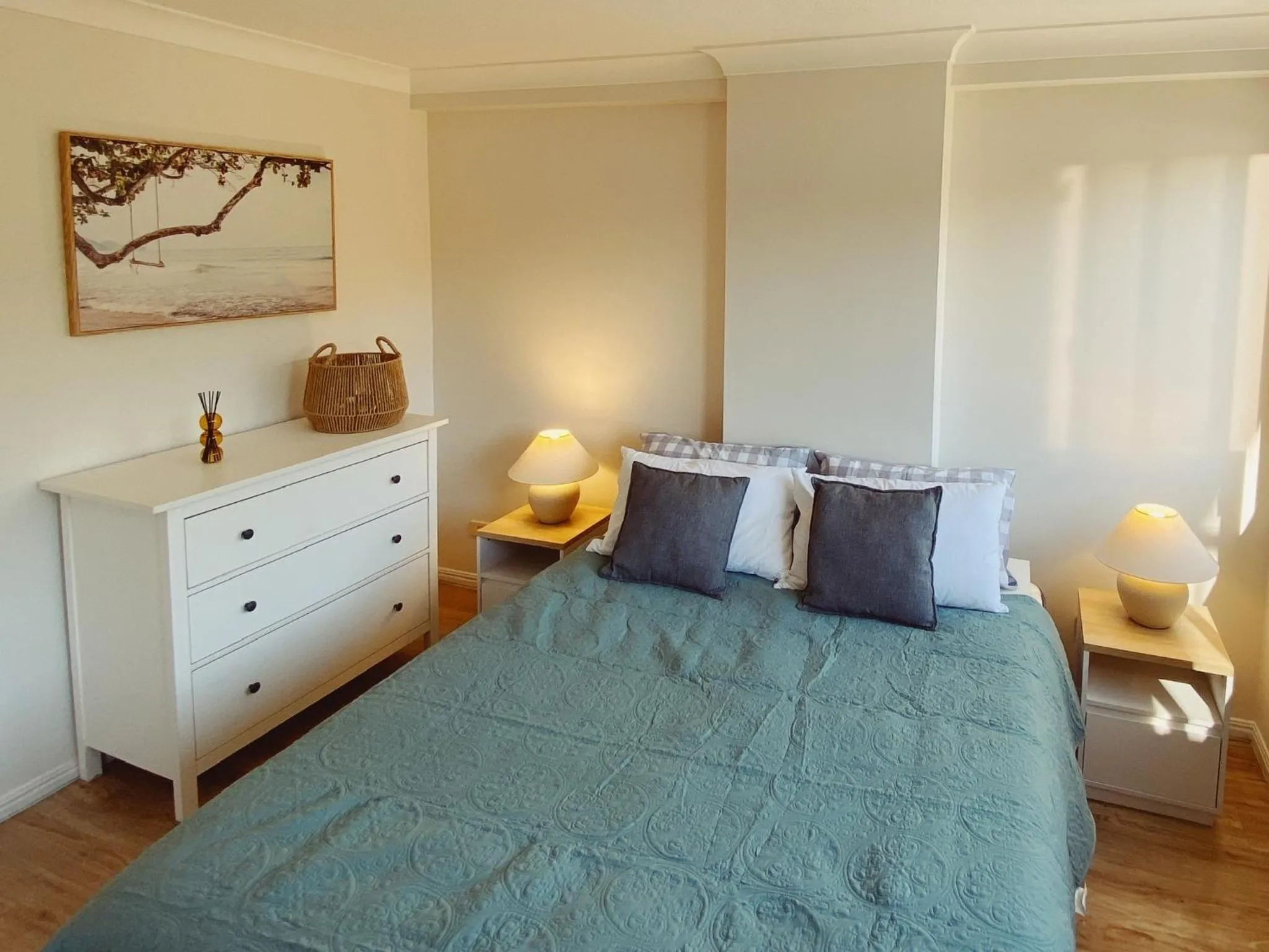 Bedroom, Bed in Fairways Golf & Beach Retreat Bribie Island