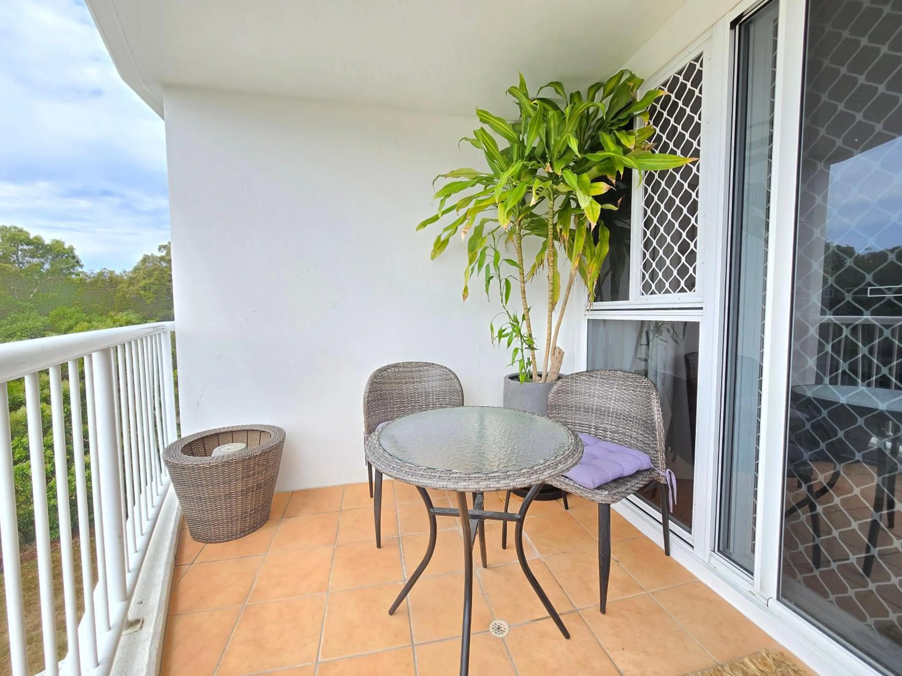 Balcony/Terrace in Fairways Golf & Beach Retreat Bribie Island