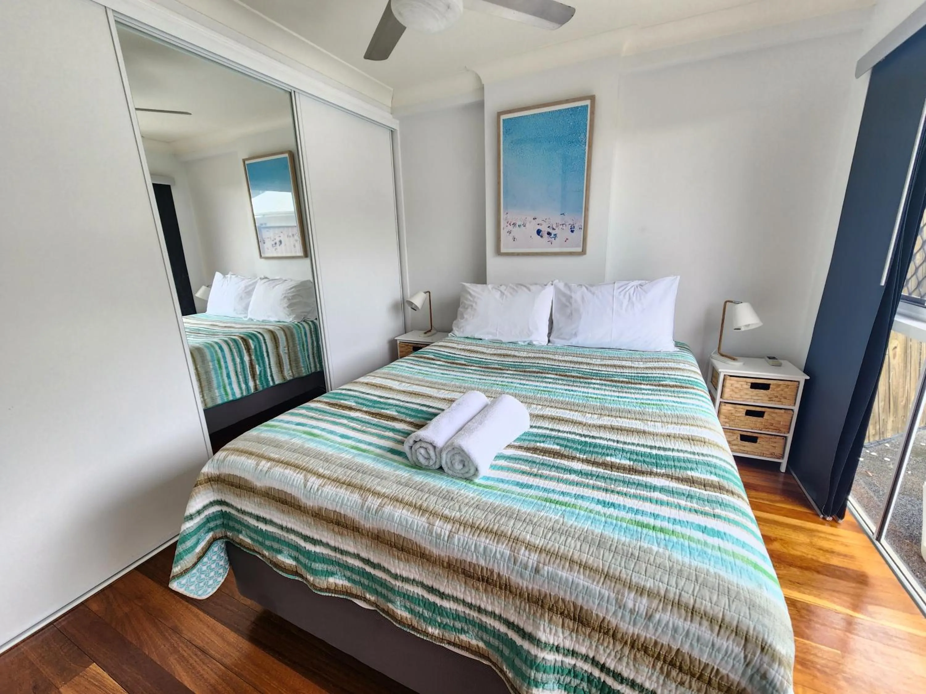 Bed in Fairways Golf & Beach Retreat Bribie Island
