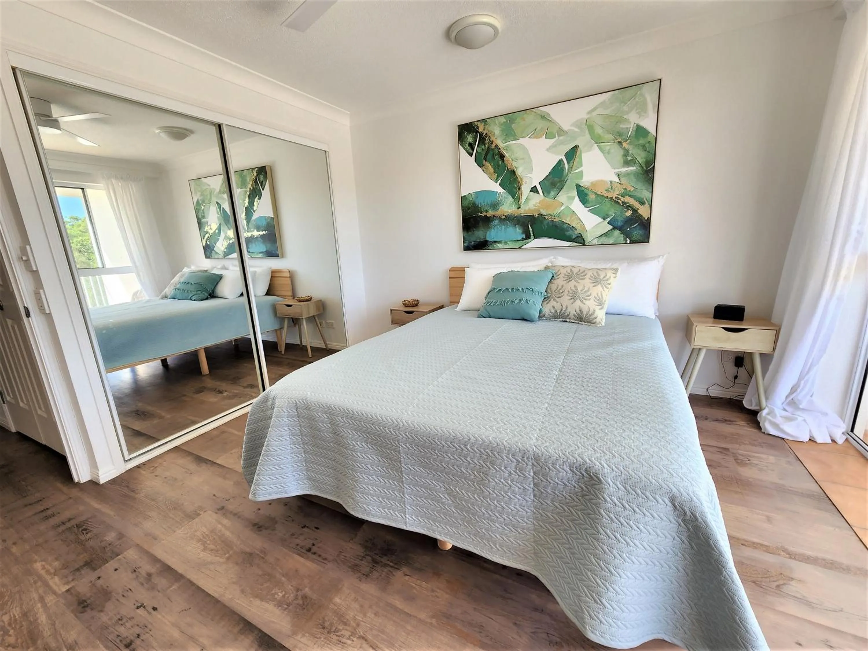 Bedroom, Bed in Fairways Golf & Beach Retreat Bribie Island