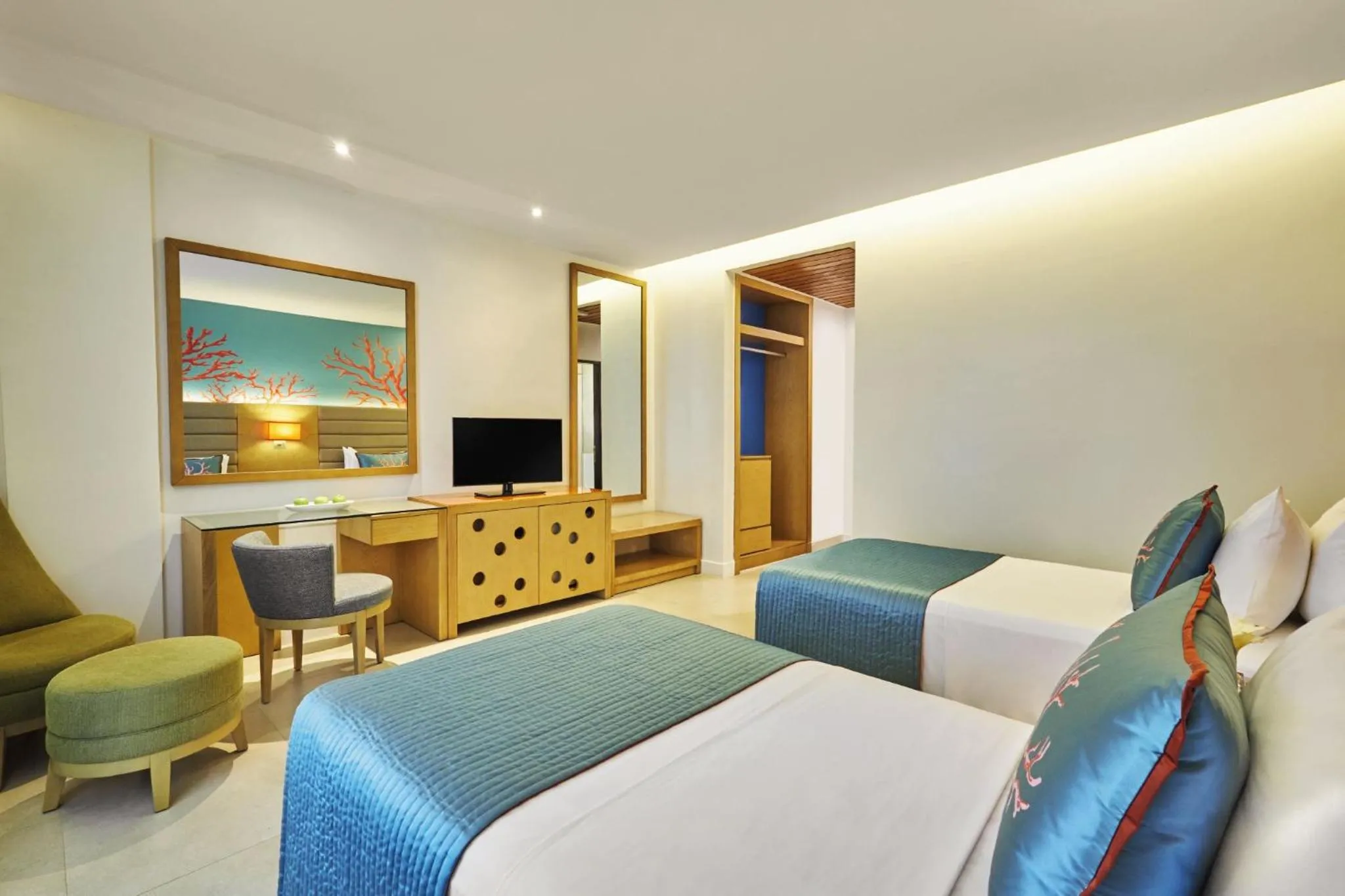 Bedroom, Bed in Movenpick Resort & Spa Boracay