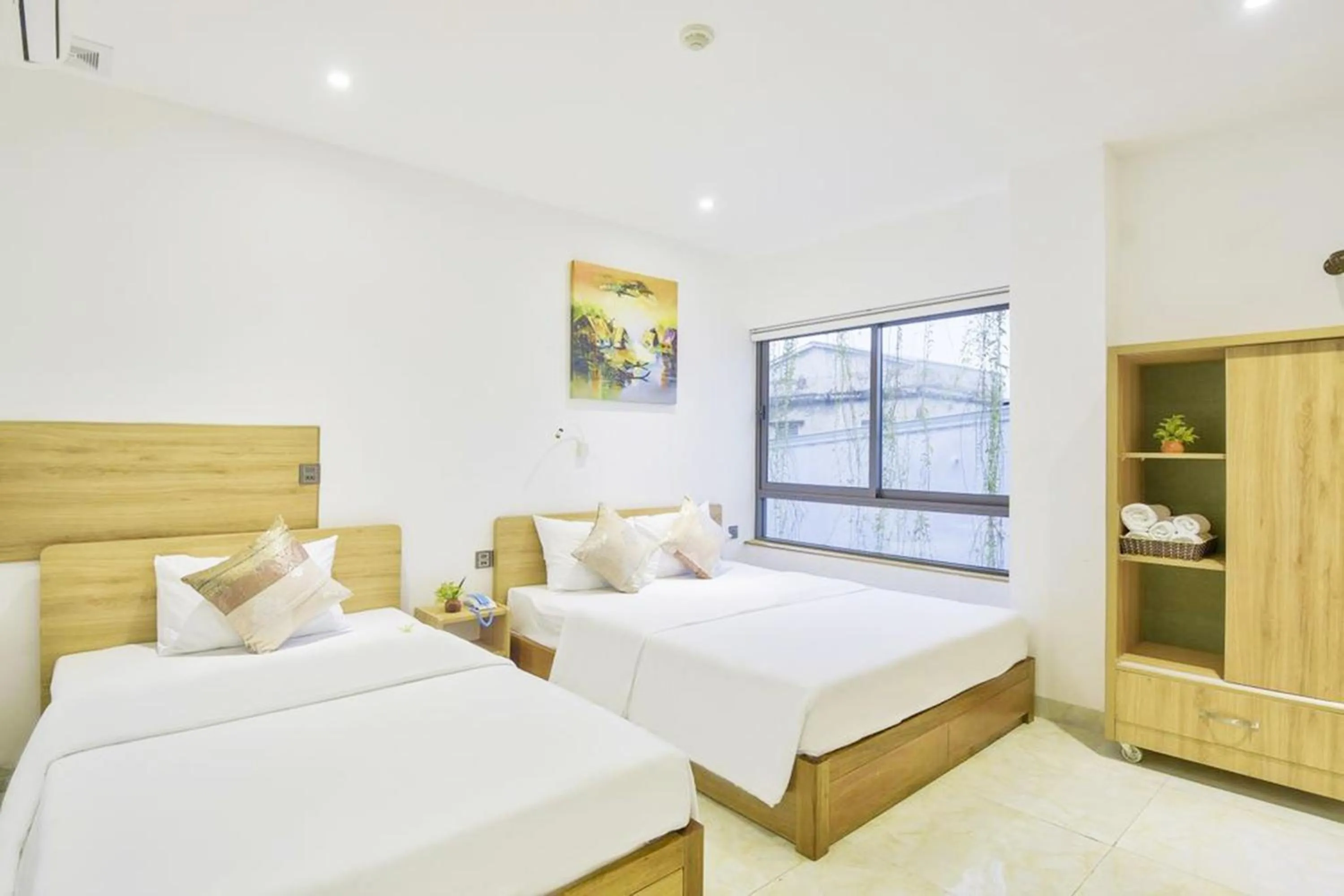 Bed in Annie Danang Hotel & Apartment