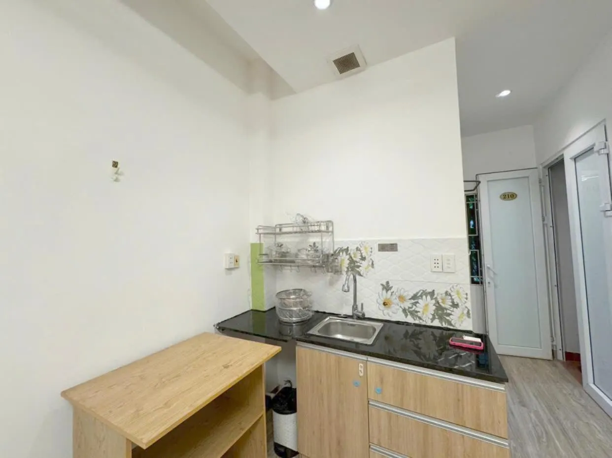 Kitchen or kitchenette in Annie Danang Hotel & Apartment