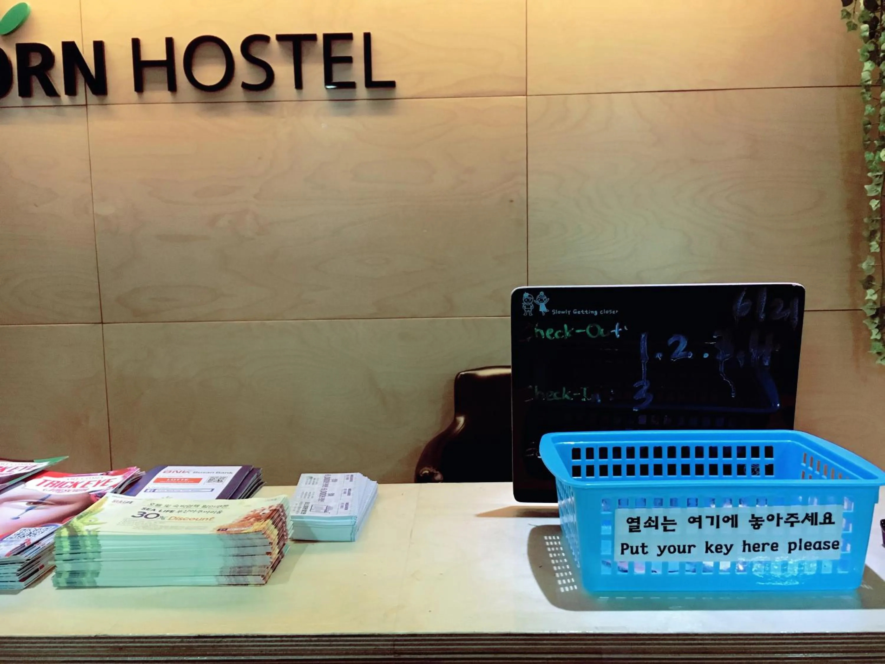 Lobby or reception in Busan Popcorn Hostel