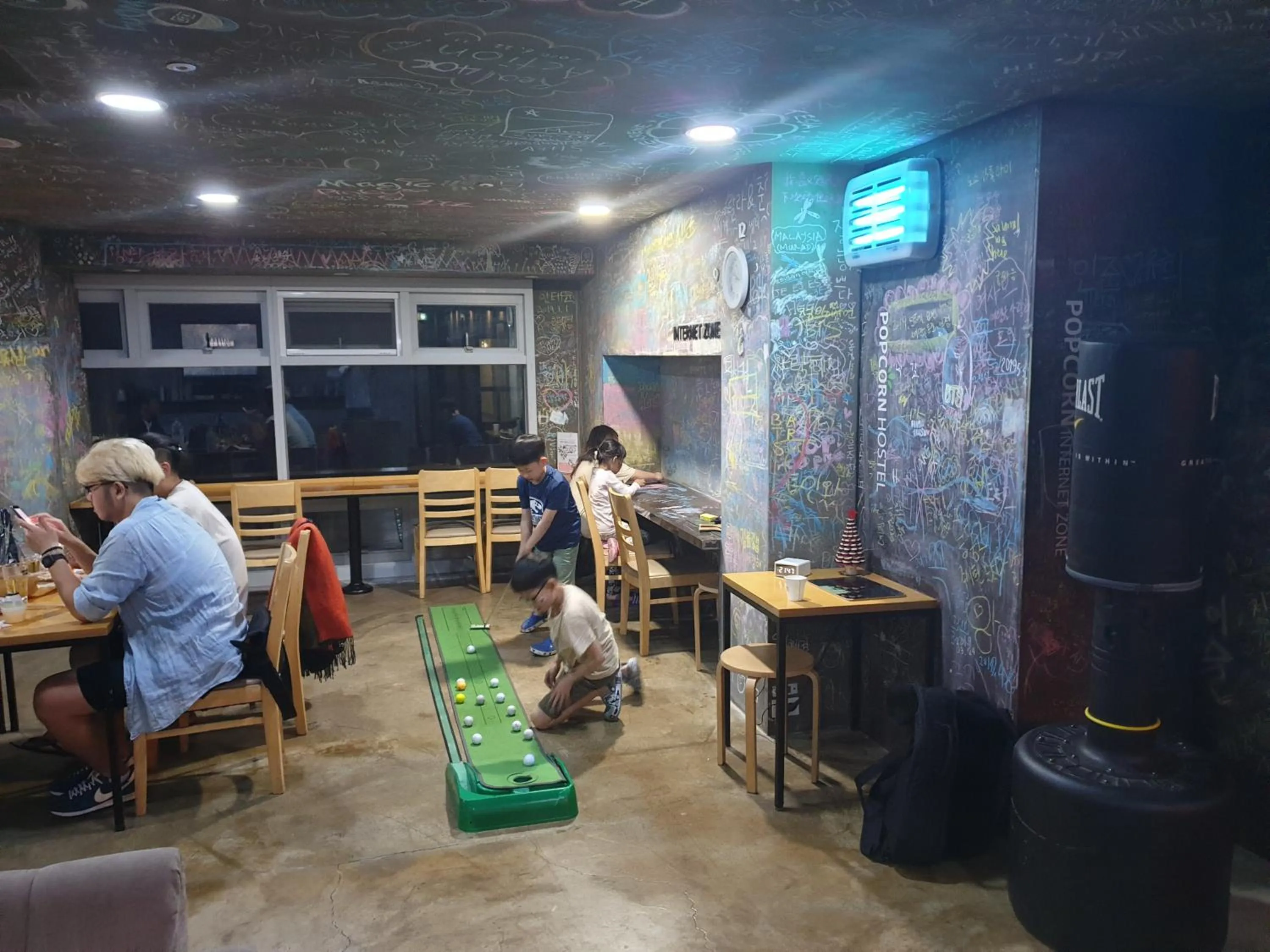 People in Busan Popcorn Hostel