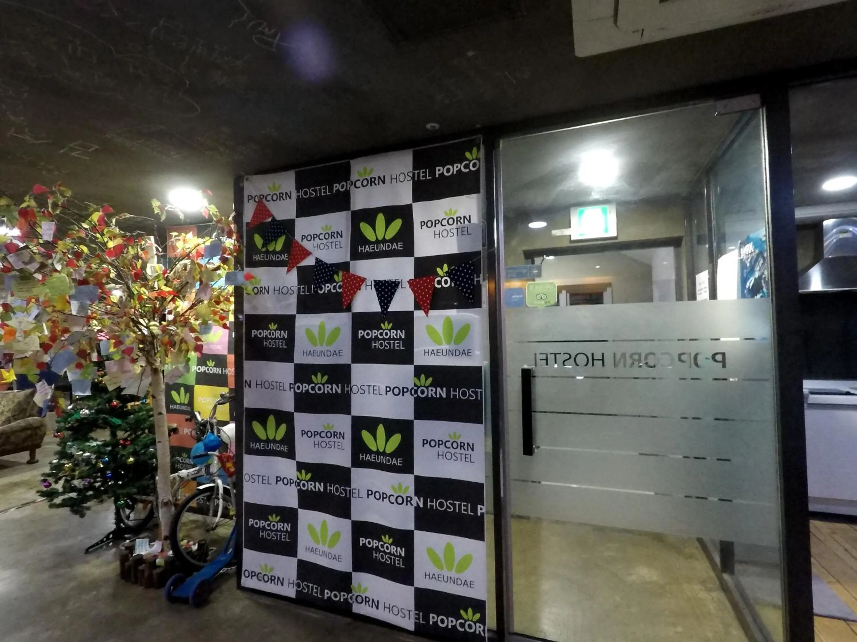 On site in Busan Popcorn Hostel