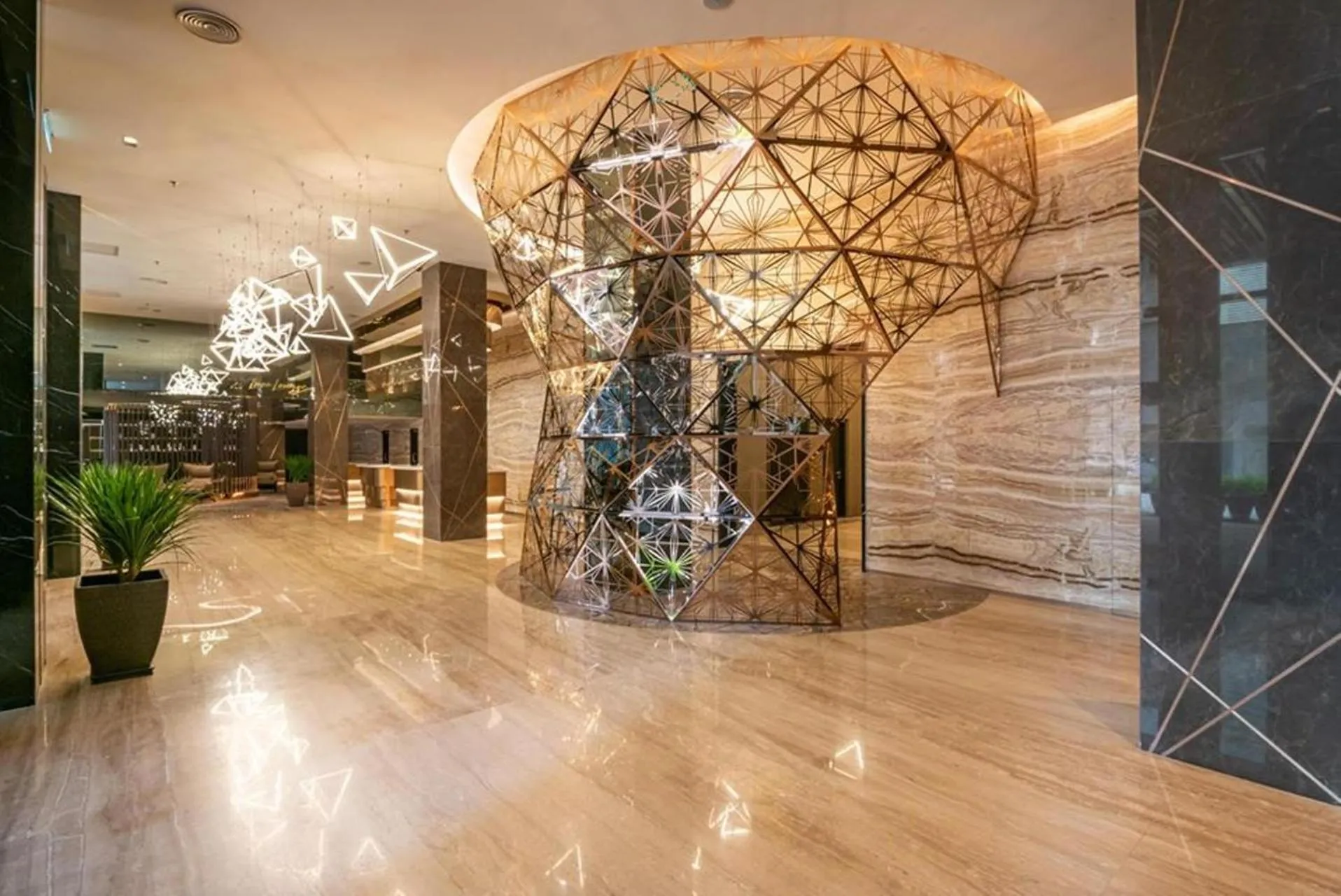 Lobby or reception in Ames Hotel