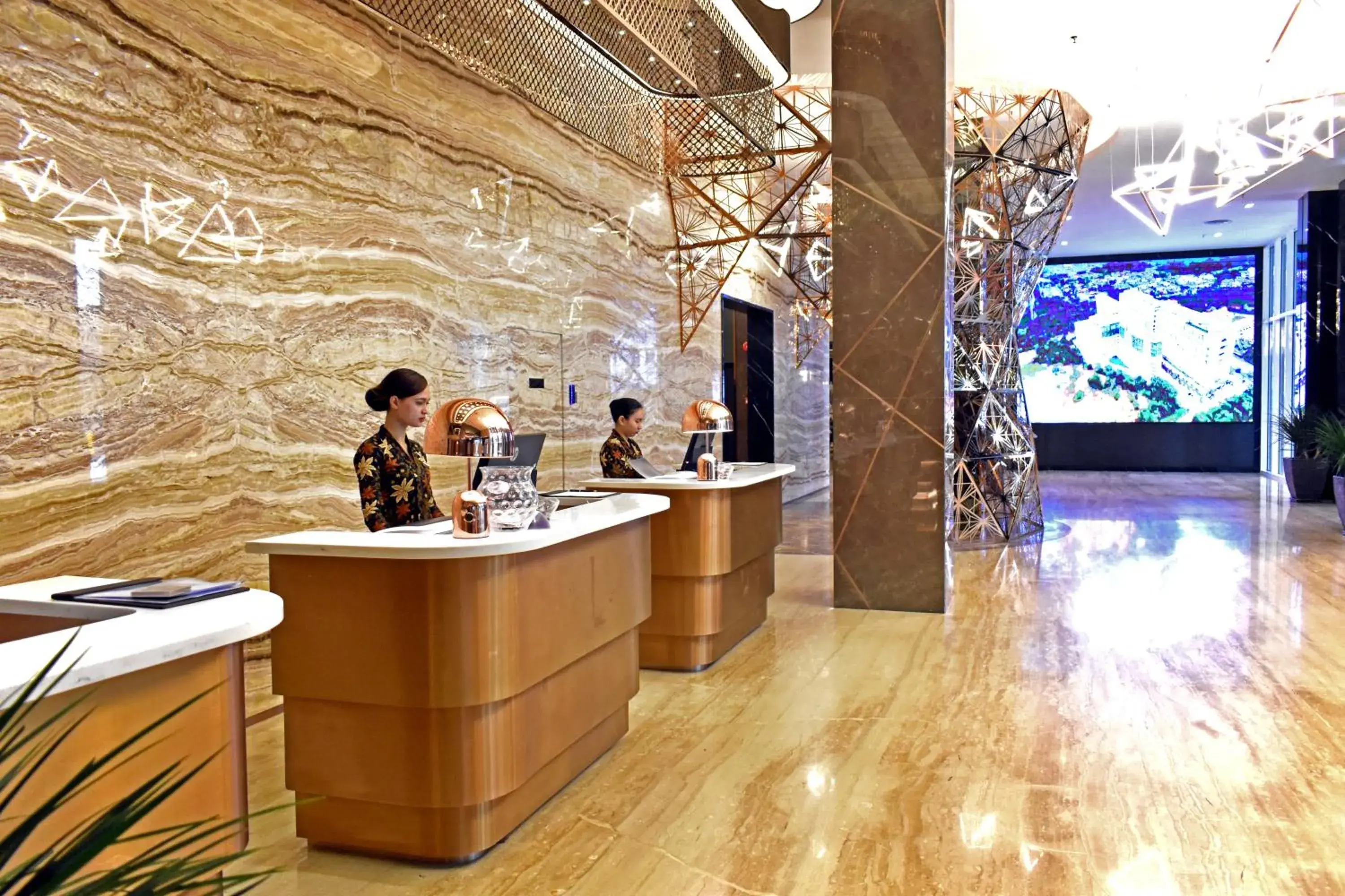 Lobby or reception in Ames Hotel Lobby or reception in Ames Hotel