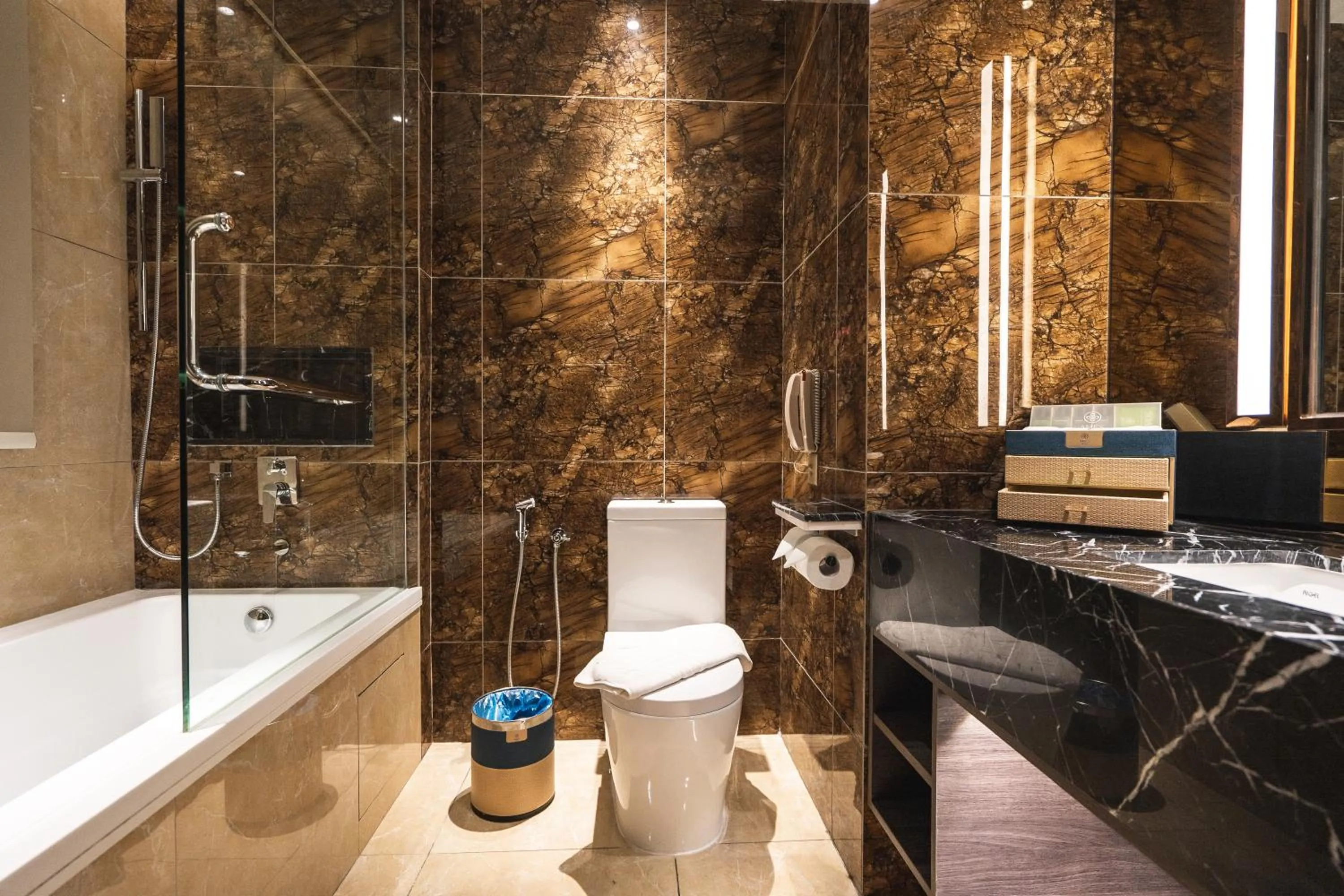 Bathroom in Ames Hotel