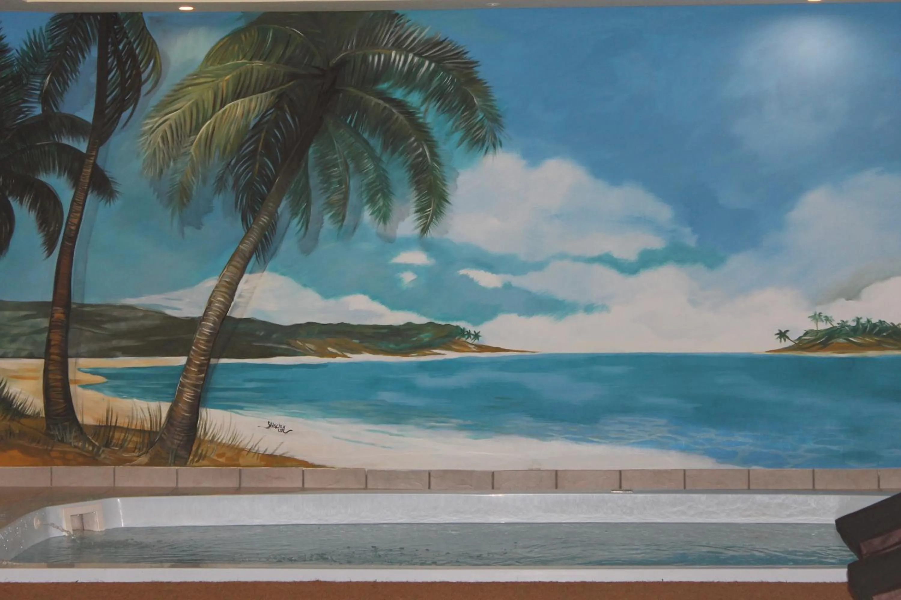 Decorative detail in Residence La Piscina