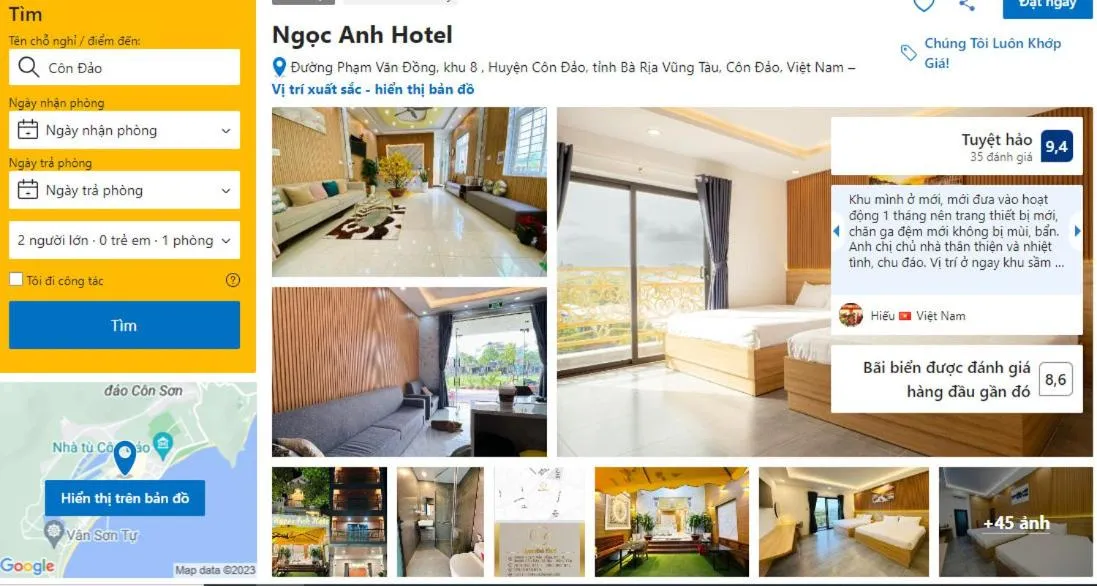 Bed in Ngọc Anh Hotel