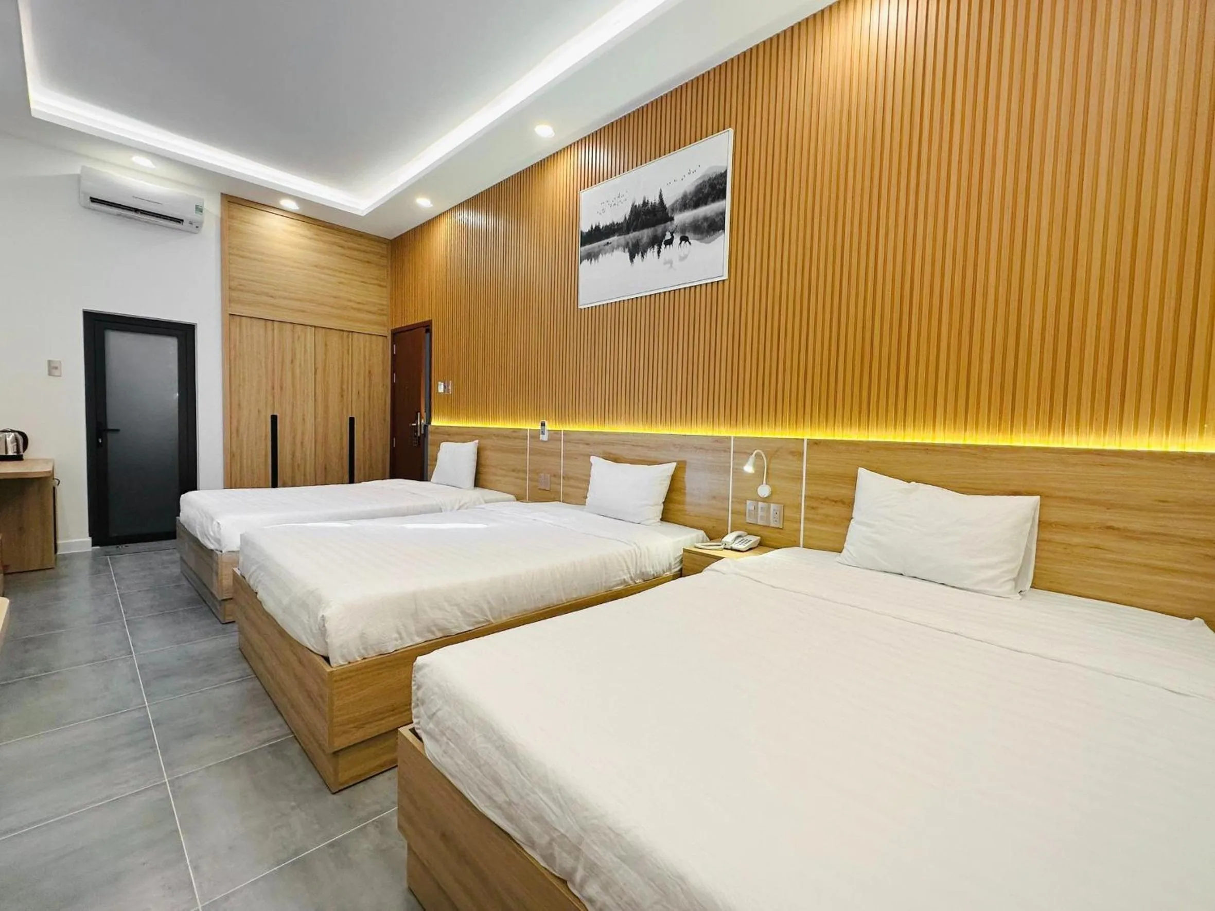 Bed in Ngọc Anh Hotel