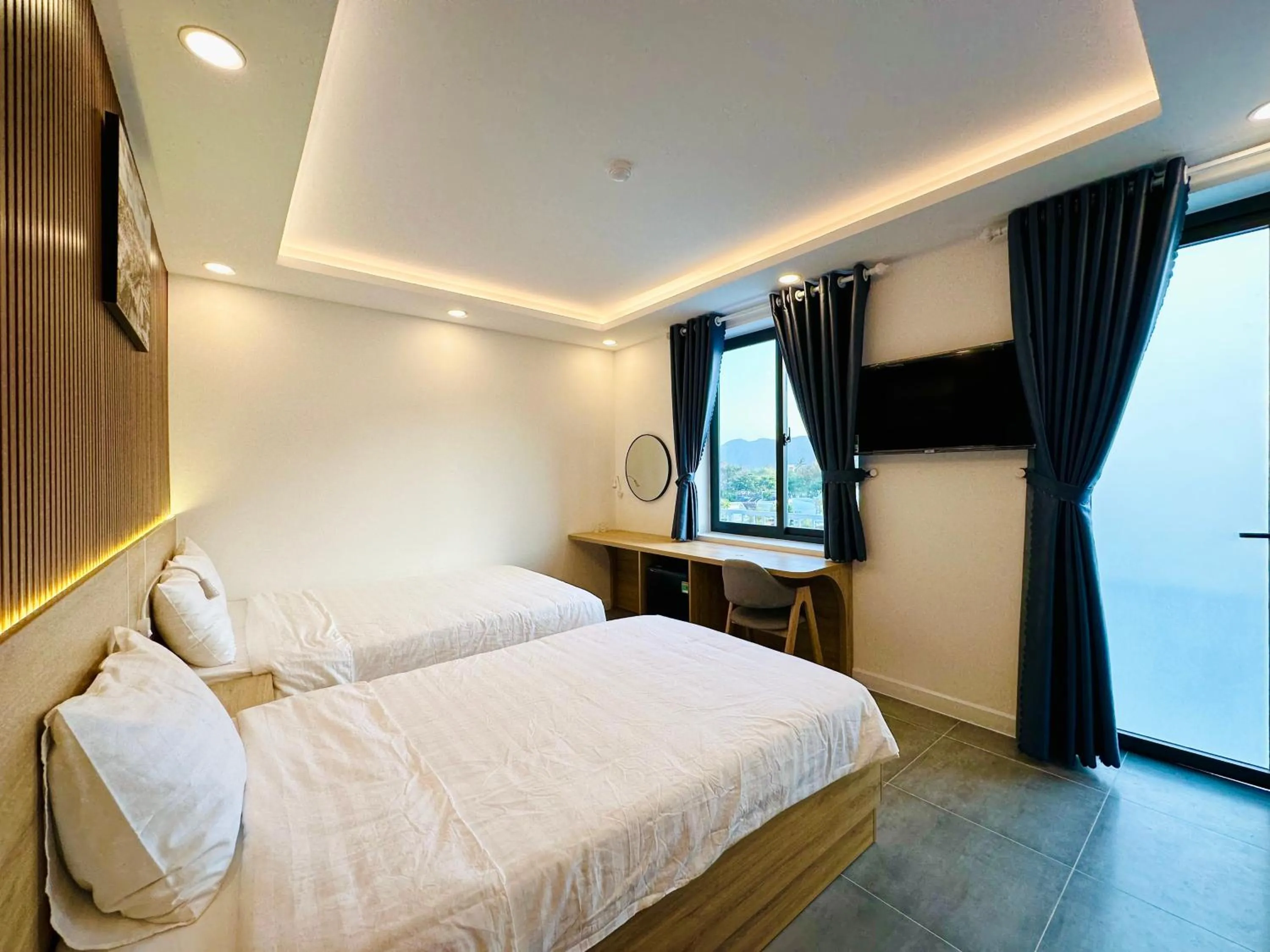 Bed in Ngọc Anh Hotel