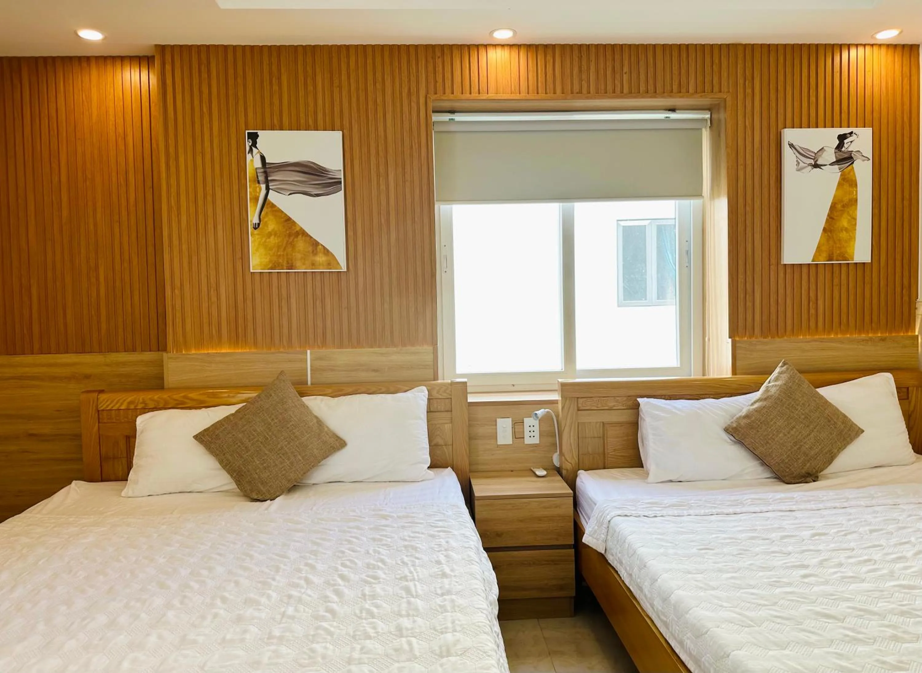 Bed in Ngọc Anh Hotel