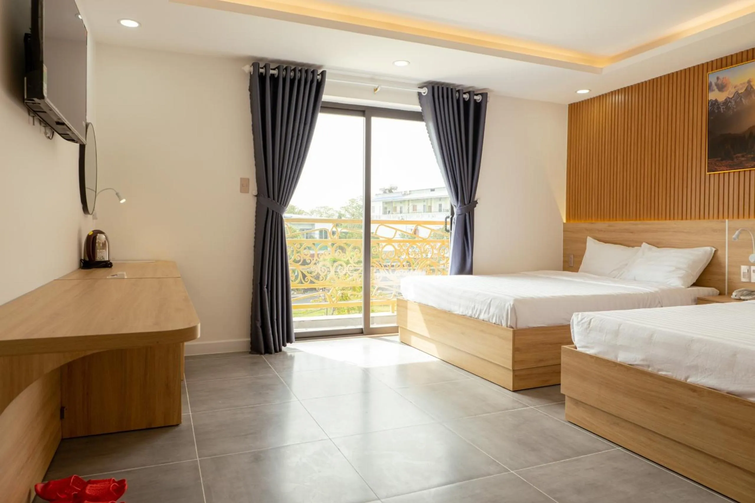 Bed in Ngọc Anh Hotel