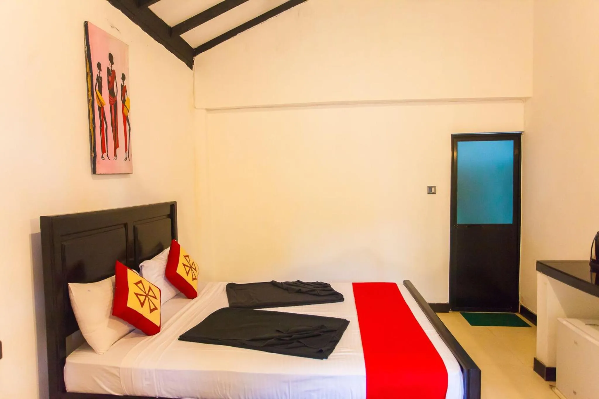 Bed in Ella Forest Paradise Hotel