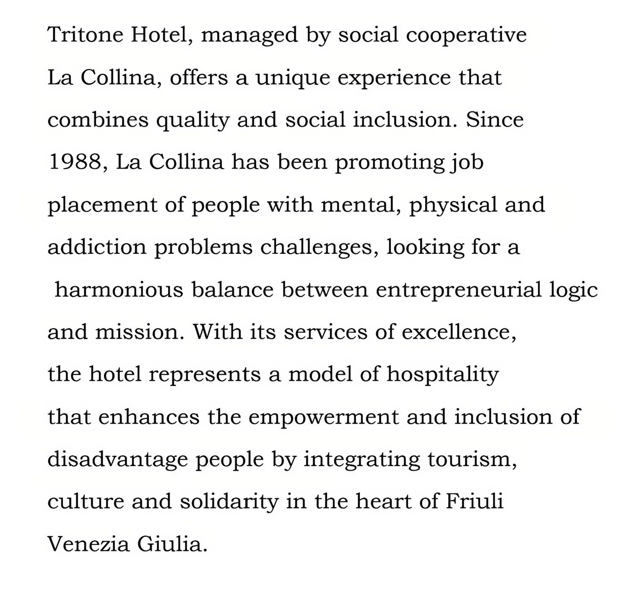 Hotel Tritone