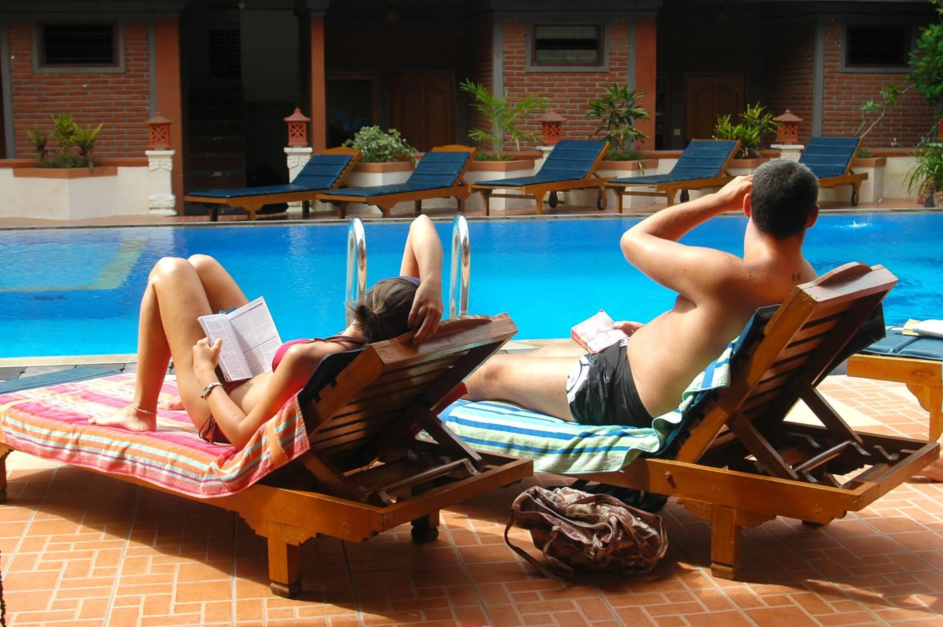 Swimming pool in Hotel Sorga Cottages