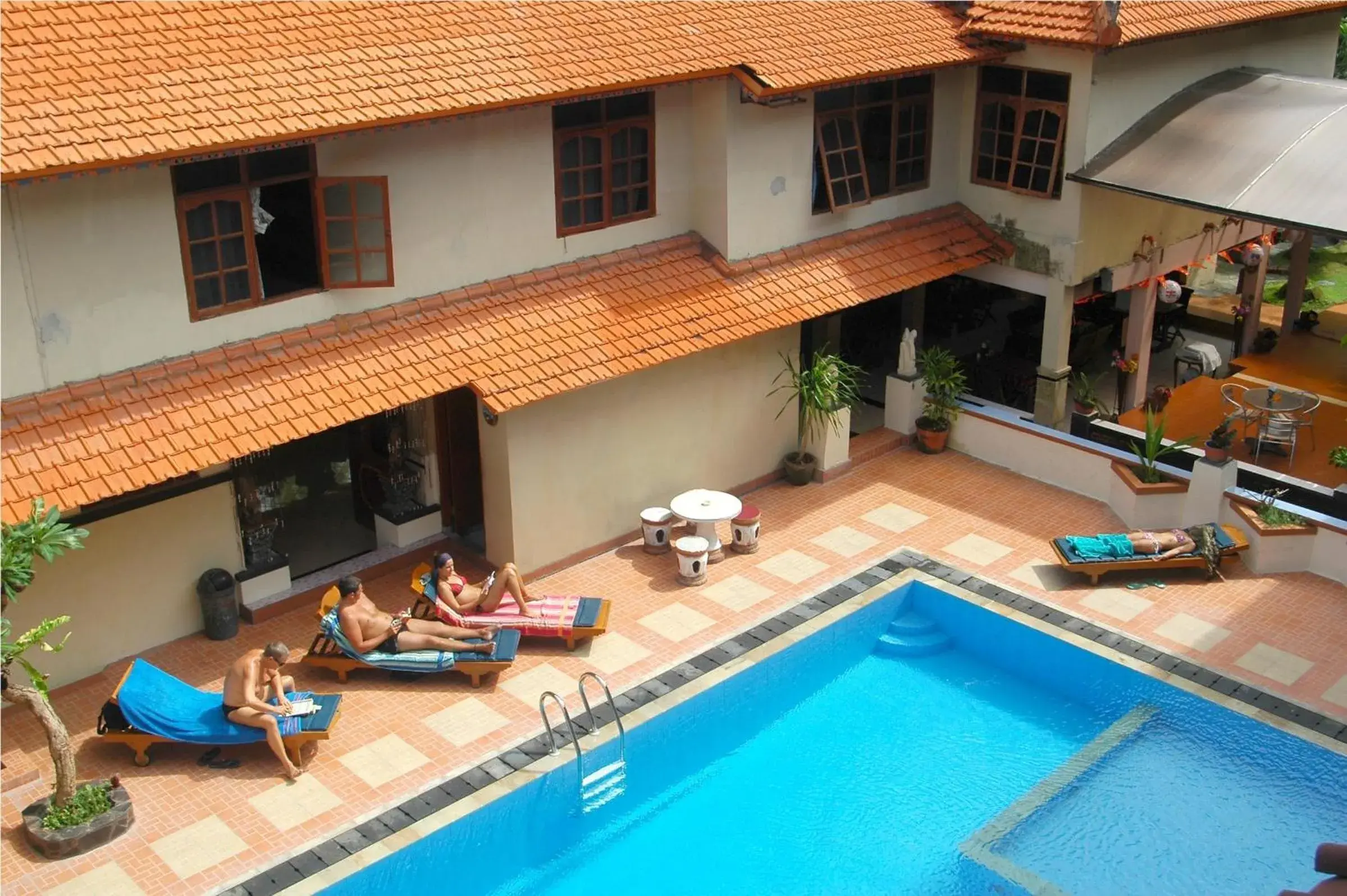 Swimming pool, Pool View in Hotel Sorga Cottages