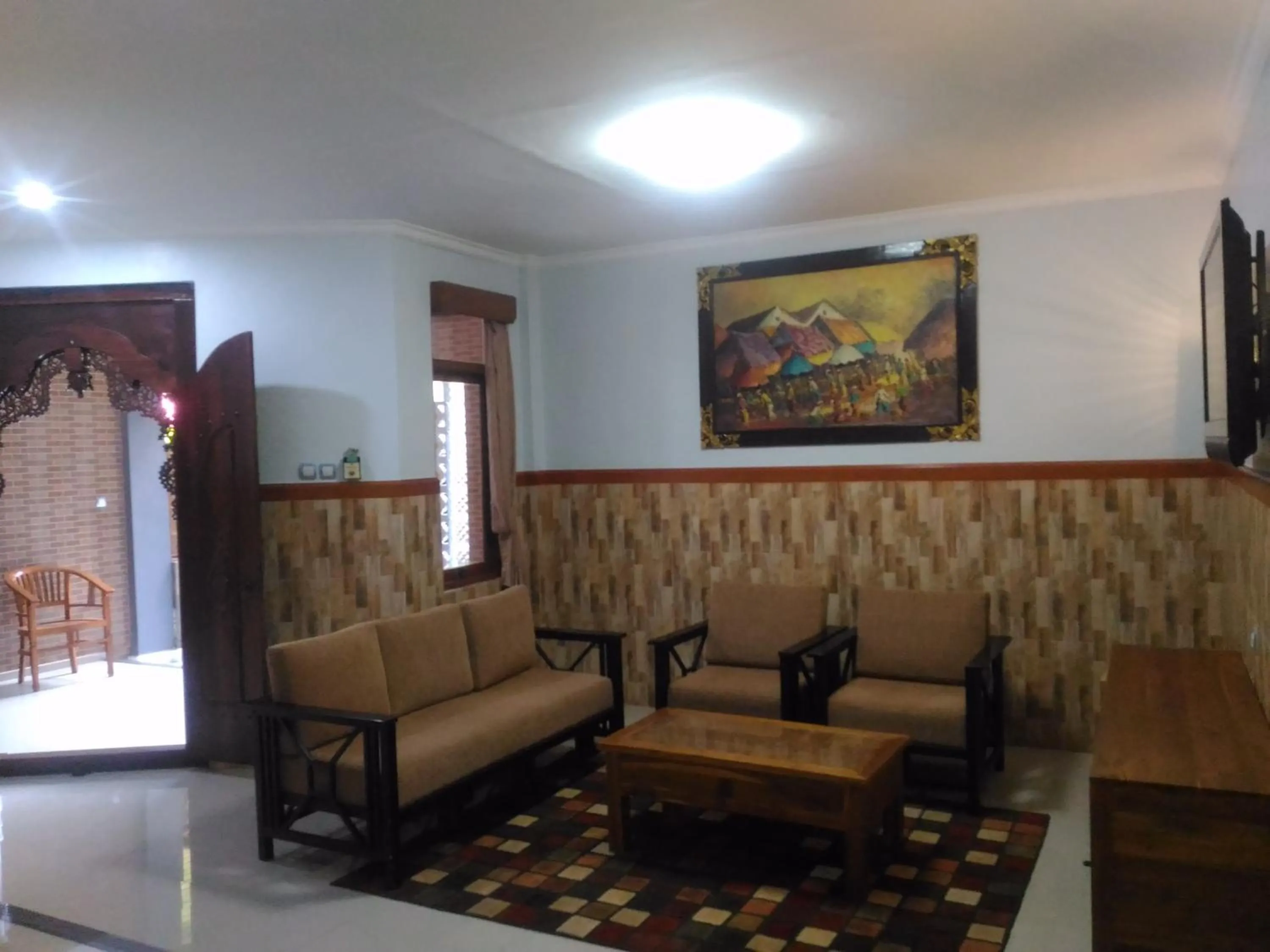 Living room in Hotel Sorga Cottages