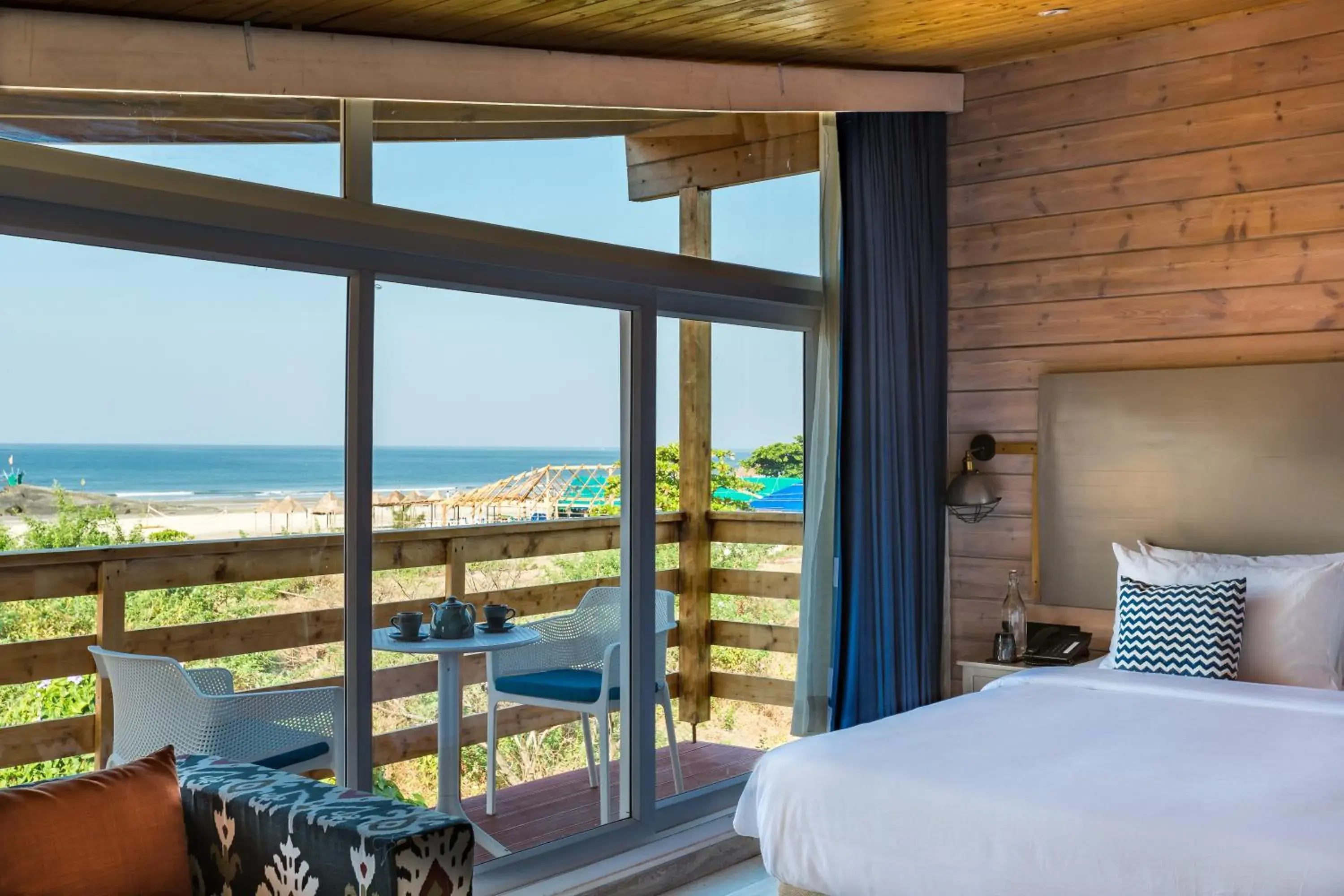 View (from property/room), Bed in Living Room Beach Resort View (from property/room), Bed in Living Room Beach Resort