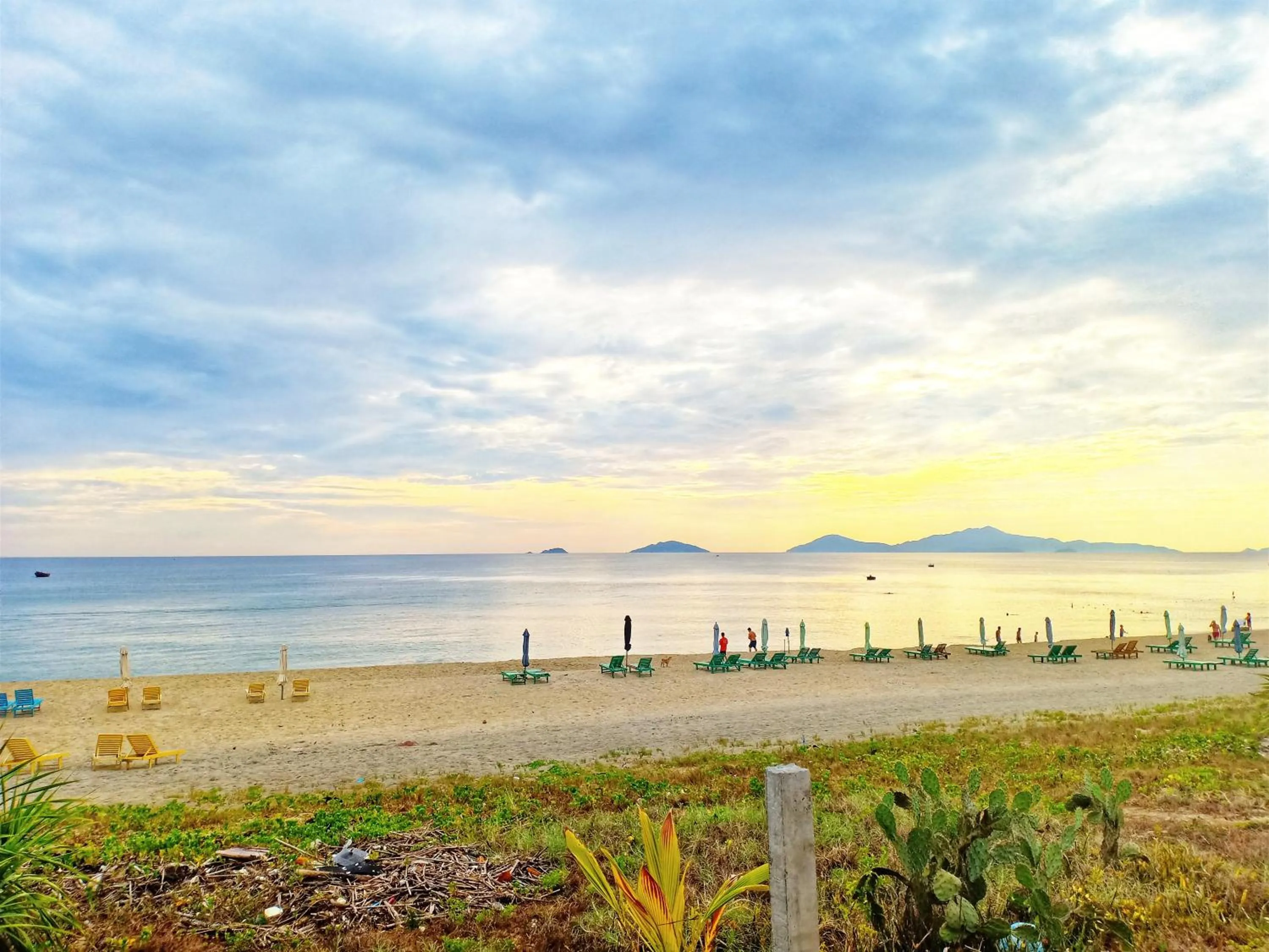 Beach in An Bang beach White Sand Sea Villa